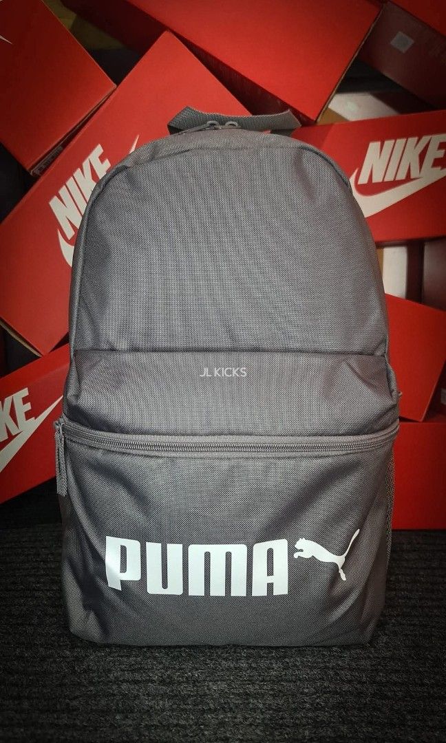 Puma Phase 2.0 Backpack (22 L) - Gray (Category: Backpacks) located in Cabuyao City. Submitted by jacoblesterandres (Listing ID 1417801411, Image 1). Description: 🎒 FOR SALE – PUMA PHASE 2.0 BACKPACK (22 L)– GRAY 🎒 🎒 PUMA PHASE 2.0 BACKPACK (22 L)– GRAY 📏 17.3" H × 11.8" W × 5.5" L 💰 ₱795 only (Mall ₱1,200 ❌) --- ✅️ AUTHENTIC bag ✅ BRAND NEW and on-hand ✅ COMPLETE with plastic packaging and tags 💳 Payment: Cash, Maya, Bank Transfer 🚚 Couri