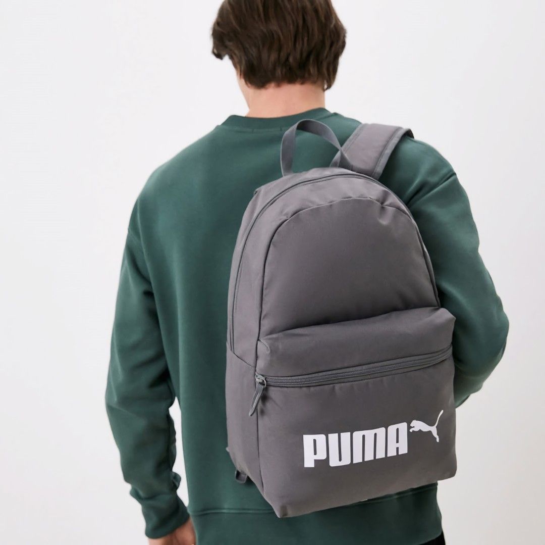 Puma Phase 2.0 Backpack (22 L) - Gray (Category: Backpacks) located in Cabuyao City. Submitted by jacoblesterandres (Listing ID 1417801411, Image 2). Description: 🎒 FOR SALE – PUMA PHASE 2.0 BACKPACK (22 L)– GRAY 🎒 🎒 PUMA PHASE 2.0 BACKPACK (22 L)– GRAY 📏 17.3" H × 11.8" W × 5.5" L 💰 ₱795 only (Mall ₱1,200 ❌) --- ✅️ AUTHENTIC bag ✅ BRAND NEW and on-hand ✅ COMPLETE with plastic packaging and tags 💳 Payment: Cash, Maya, Bank Transfer 🚚 Couri