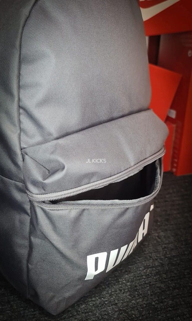 Puma Phase 2.0 Backpack (22 L) - Gray (Category: Backpacks) located in Cabuyao City. Submitted by jacoblesterandres (Listing ID 1417801411, Image 3). Description: 🎒 FOR SALE – PUMA PHASE 2.0 BACKPACK (22 L)– GRAY 🎒 🎒 PUMA PHASE 2.0 BACKPACK (22 L)– GRAY 📏 17.3" H × 11.8" W × 5.5" L 💰 ₱795 only (Mall ₱1,200 ❌) --- ✅️ AUTHENTIC bag ✅ BRAND NEW and on-hand ✅ COMPLETE with plastic packaging and tags 💳 Payment: Cash, Maya, Bank Transfer 🚚 Couri