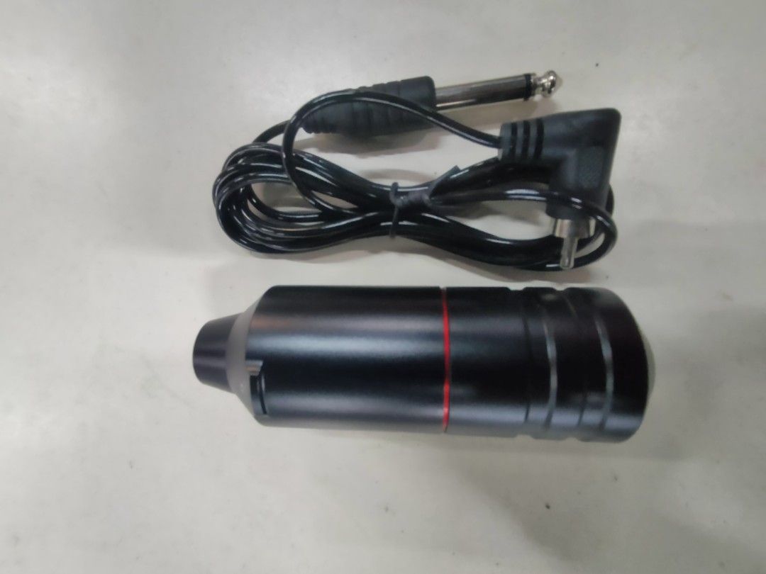 Rocket Tattoo Machine Pen (Category: Stationery & School Supplies) located in Quezon City. Submitted by chesternaz77503 (Listing ID 1417622299, Image 1). Description: - Black tattoo pen with red accent and power cord included. - Red Rocket tattoo pen also available, with USB charging cable. - Both machines are in good working condition. - Ideal for professional tattoo artists and beginners. - Bundle promo na po .