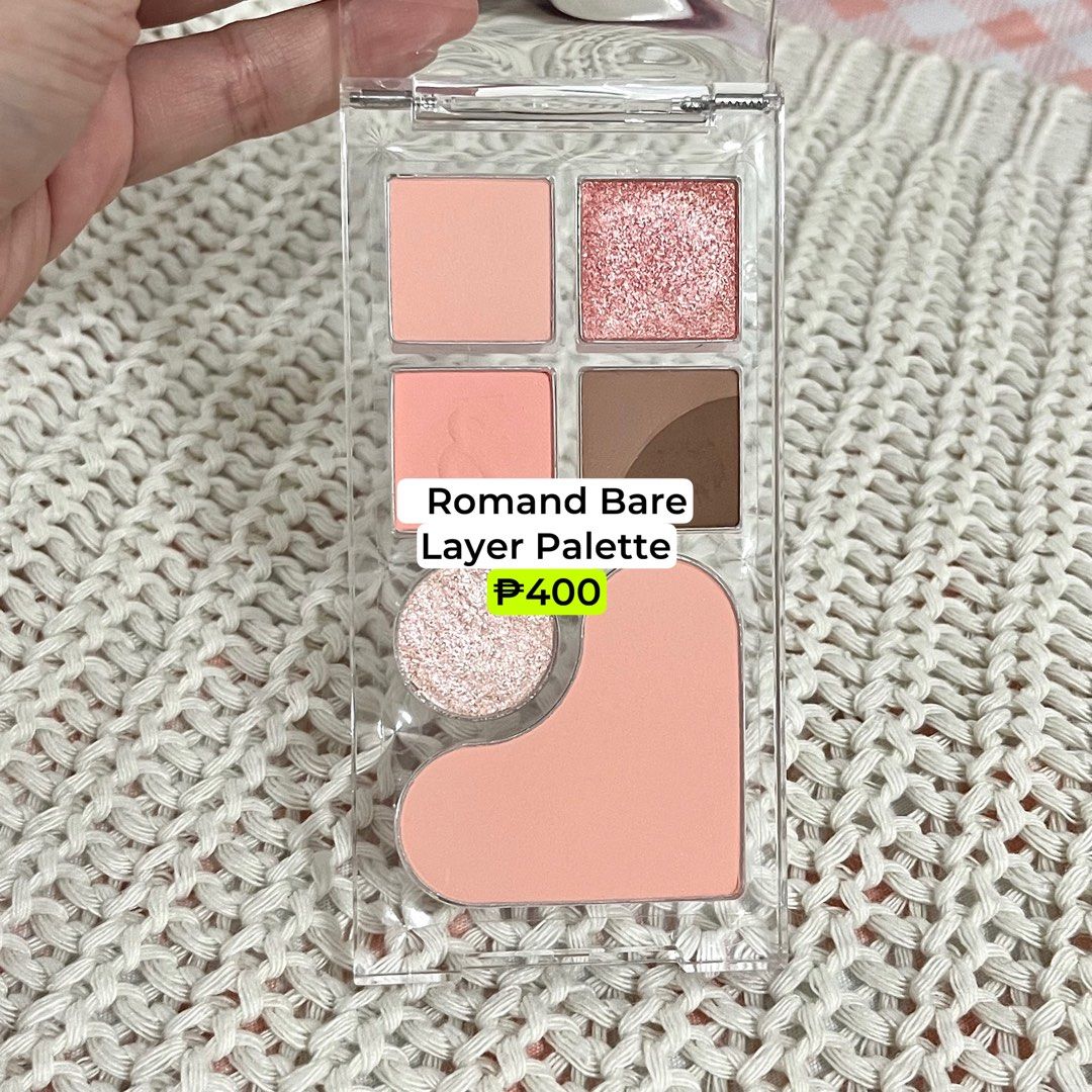 Romand Bare Layer Palette (01 Apricot Mood) (Category: Makeup) located in Manila. Submitted by makeitminecj (Listing ID 1417656661, Image 1). Description: •USED ONCE ONLY •in perfect condition •too light on me.