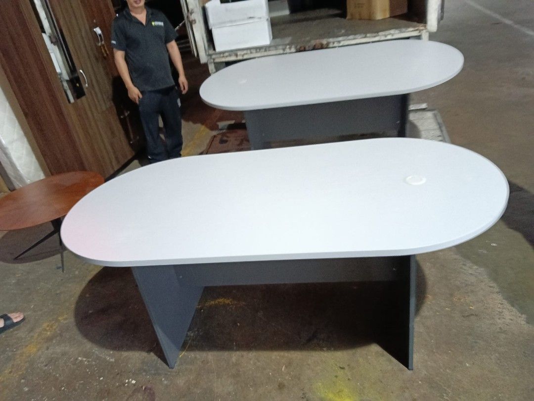 Round conference Table, Furniture & Home Living, Furniture, Tables ...