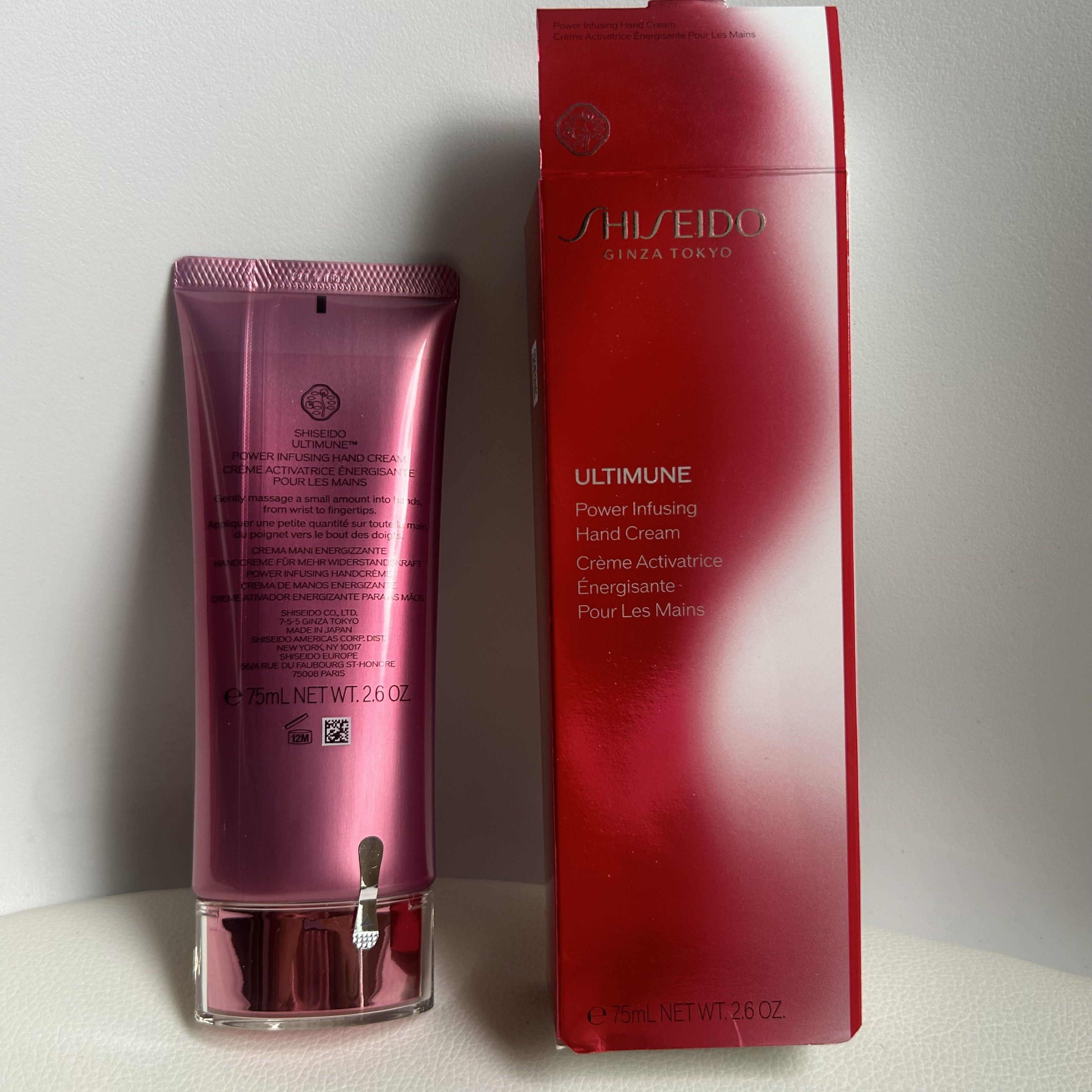 Shiseido Ultimune Power Infusing Hand Cream 75ml (Category: Face Care) located in San Juan City. Submitted by e_declutters2019 (Listing ID 1417652236, Image 2). Description: • Ultimune Line • Bought in Canada for around 1300 pesos • Brand New, Sealed .