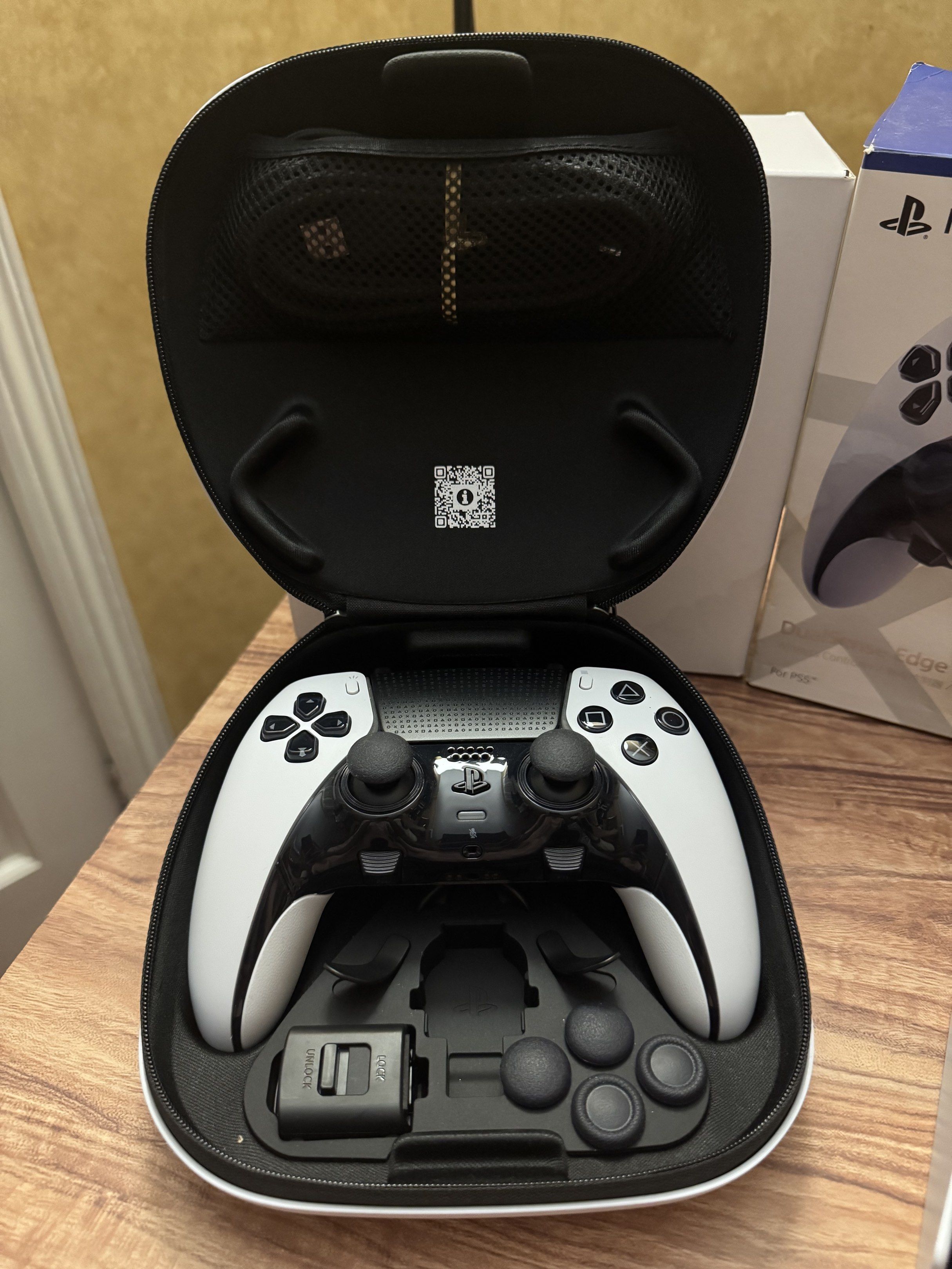 Sony DualSense Edge Wireless Controller – CFI-ZCP1 with Charging Dock (Category: Controllers) located in Manila. Submitted by galaxyph (Listing ID 1417670941, Image 3). Description: RFS: Decluttering 🛠️ Key Features ✔ Wireless Bluetooth controller designed for PS5 ✔ Deep customizability: remappable buttons, profile system, adjustable trigger lengths and sensitivity (via software/menu in supported titles) ✔ Replaceable stick modules and swappable