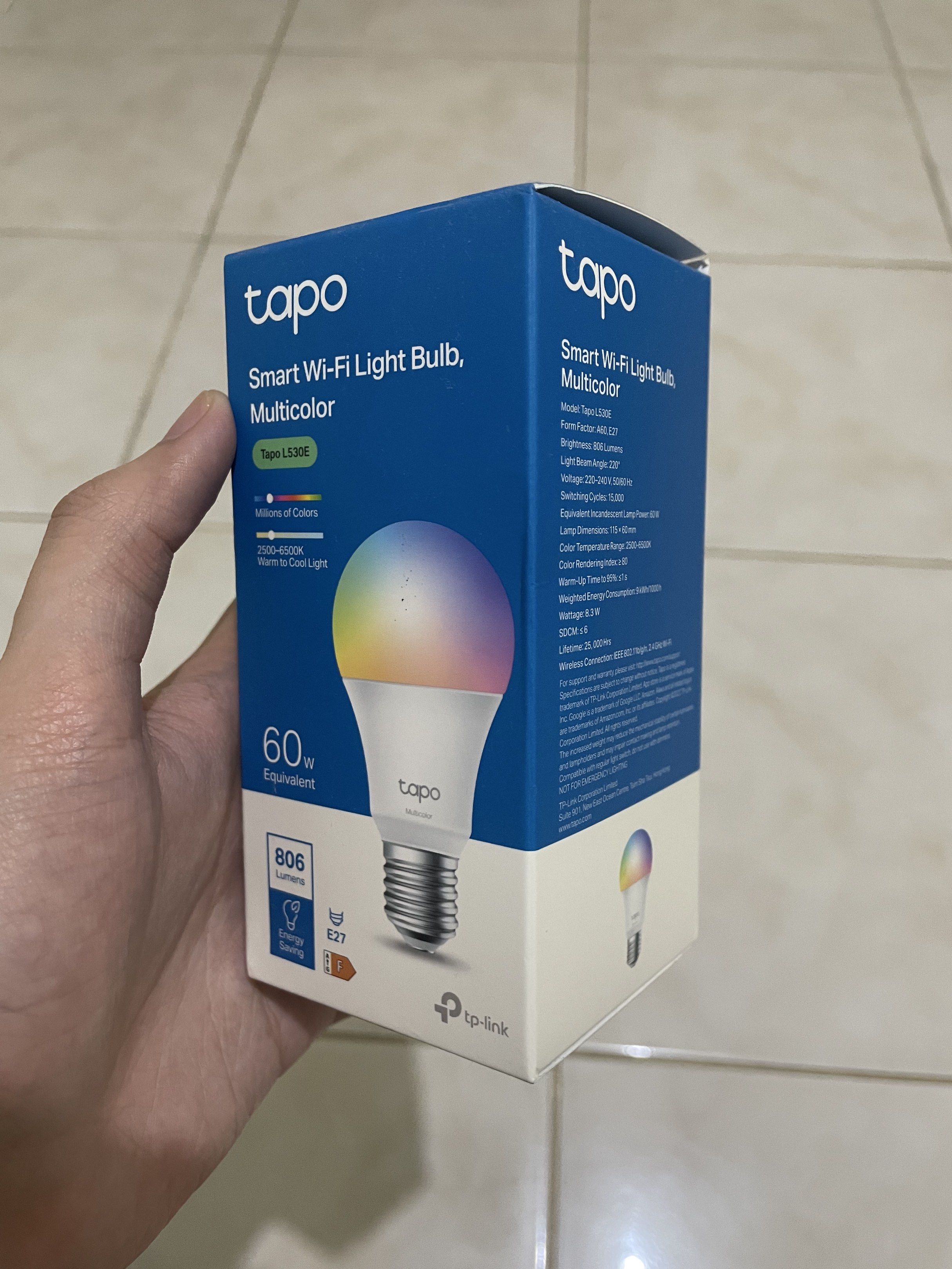 Tapo Smart Wi-Fi Light Bulb Multicolor LS30E (Category: Lighting) located in Dumaguete. Submitted by daydreaming.style (Listing ID 1417748329, Image 1). Description: RFS: don’t use it that much.
