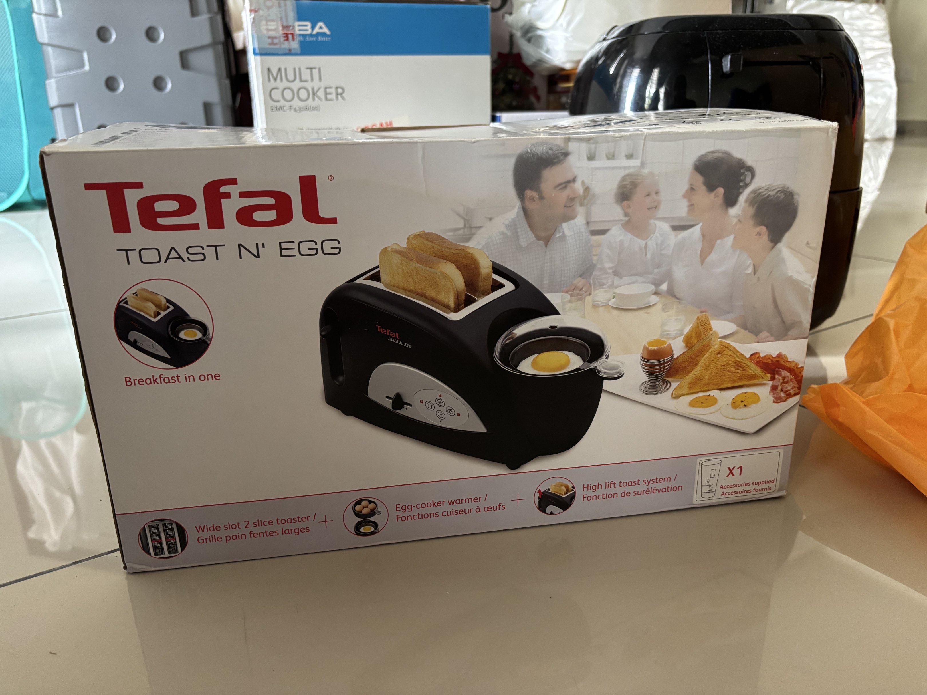 Tefal Toast N' Egg Breakfast Maker, TV & Home Appliances, Kitchen ...