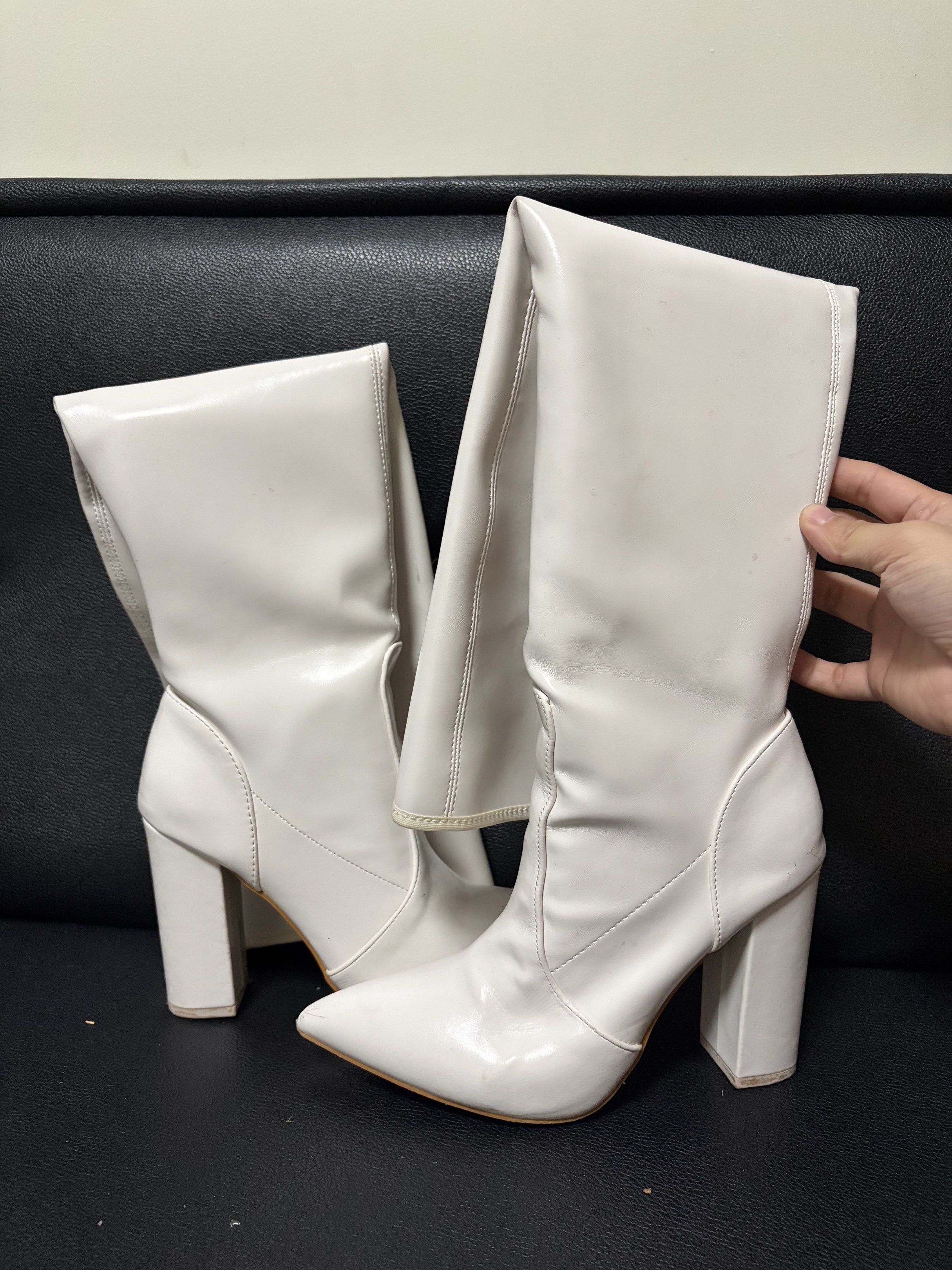 Thigh High boots (Category: Boots) located in Manila. Submitted by bread8 (Listing ID 1417806003, Image 1). Description: Shein Only worn twice.
