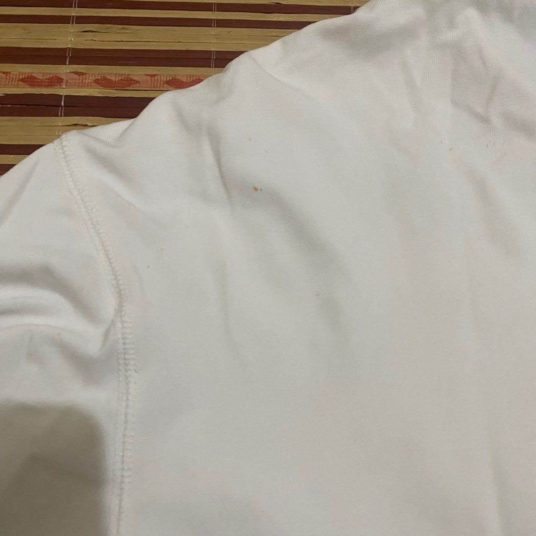 Uniqlo White Cardigan - Size S (Category: Coats, Jackets and Outerwear) located in Caloocan City. Submitted by lovesteinn (Listing ID 1417743987, Image 3). Description: -LAST PRICE❗️ - Uniqlo white cardigan - Size: S - Features: - Round neck - Button-down closure - Puffed sleeves - Ribbed hem and cuffs - Made in Vietnam - Condition: Some visible stains.