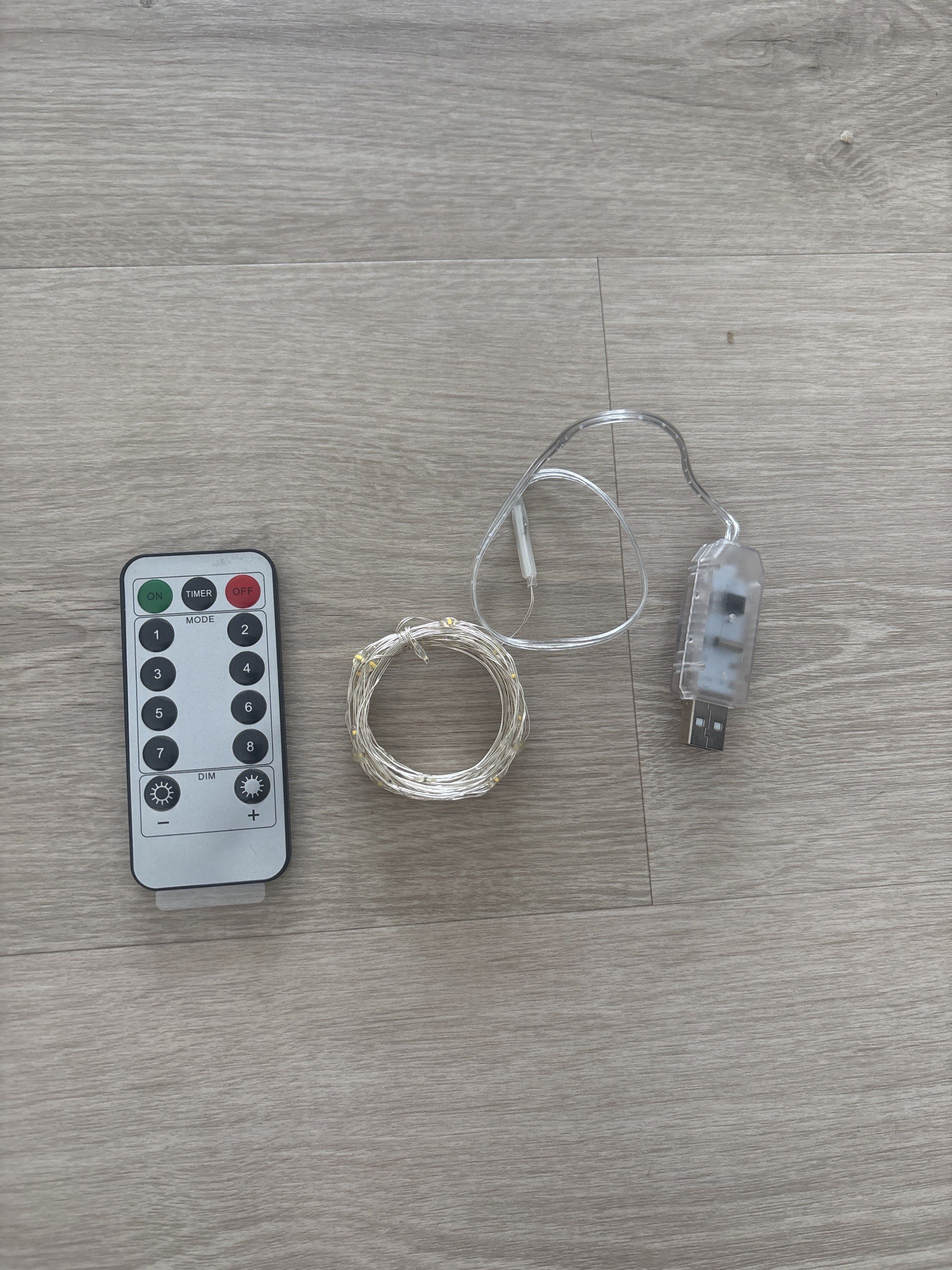 USB Powered String Lights with Remote (Category: Lighting) located in Singapore. Submitted by clueseller (Listing ID 1417621321, Image 1). Description: Selling this ferry lights for $2. Do dm if interested .
