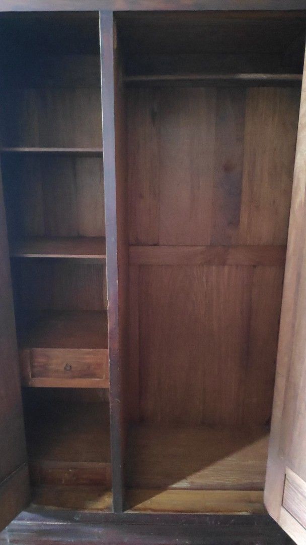 Antique Narra Aparador (Category: Shelves, Cabinets & Racks) located in Quezon City. Submitted by jan.trinidad (Listing ID 1417604482, Image 3). Description: 📌Height: 73 inches 📌Length: 43 inches 📌Width: 21 inches 🤝Negotiable.