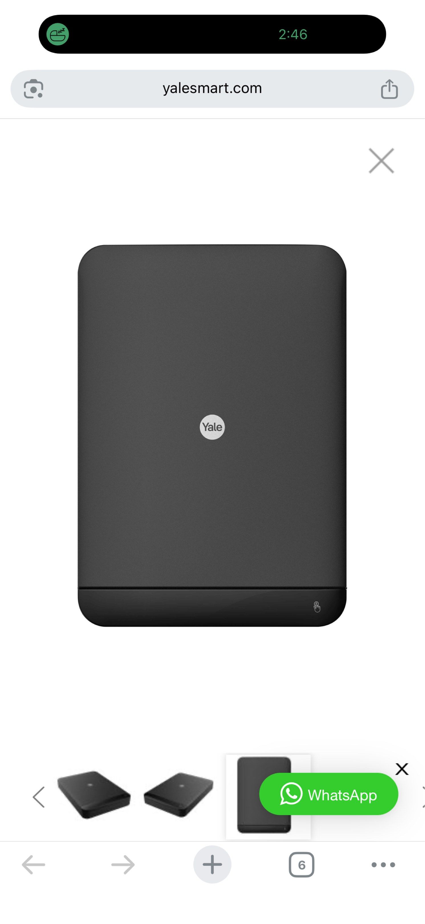 Yale Smart Security Box (Category: Safe) located in Singapore. Submitted by _pockysticks (Listing ID 1417618249, Image 3). Description: Yale Security Box Dimension:270(W) x 60(H) x 380(D) mm RTP $379 on yale website. https://www.yalesmart.com/sg/sgaa-yale-smart-security-box OOS Selling $300 self collection.