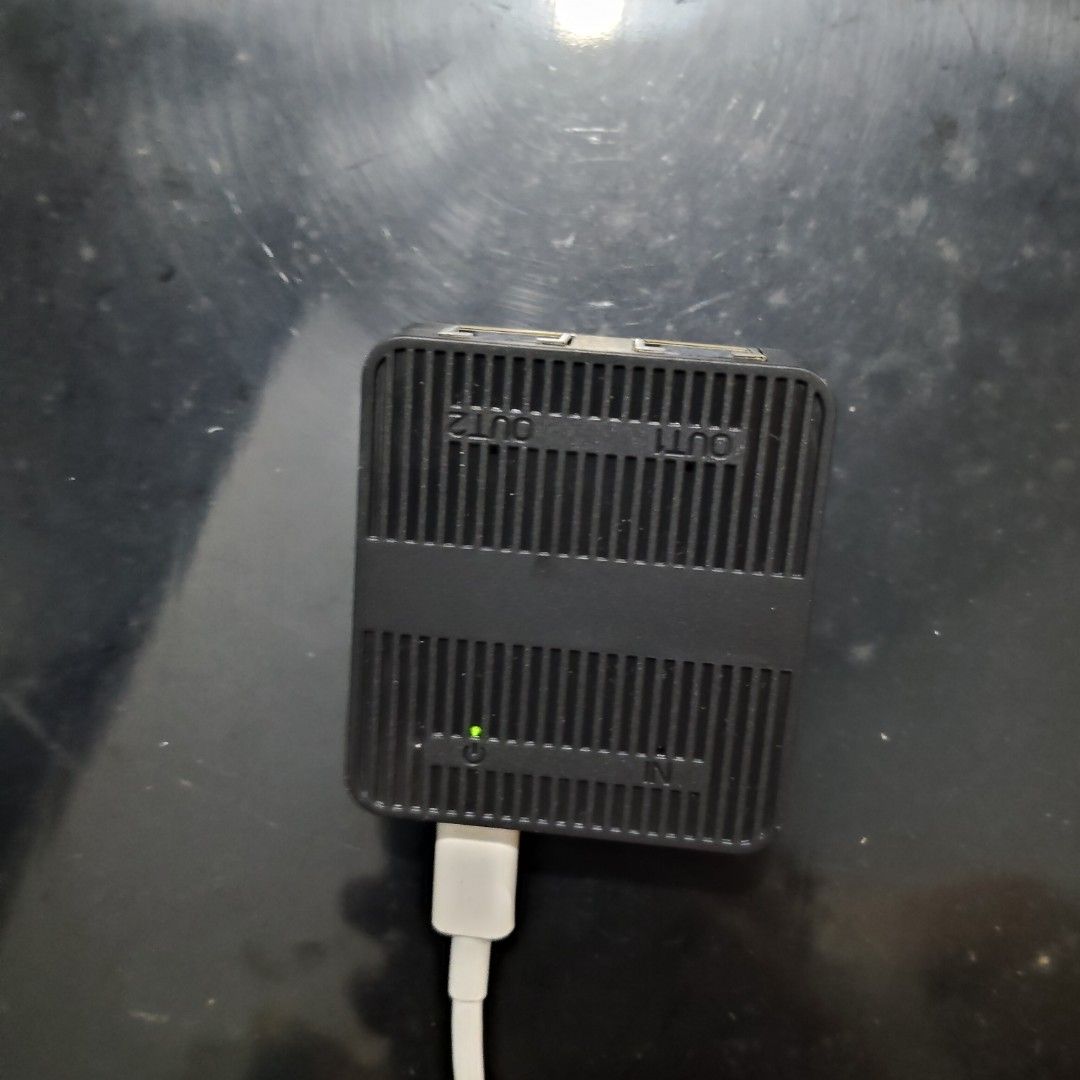 🌐 LAN / Network Splitter – Japan Surplus (Category: Cables & Adaptors) located in Catbalogan. Submitted by jpnsrpls (Listing ID 1417874658, Image 2). Description: 🔌 Used to split one LAN/Ethernet connection into two outputs 💻 Ideal for home, office, router, modem, or networking setup ⚡ USB-C powered 🟢 Working and tested 🔁 Ports: IN / OUT1 / OUT2 ♻️ Japan surplus | Pre-owned 📸 Actual item in photos.