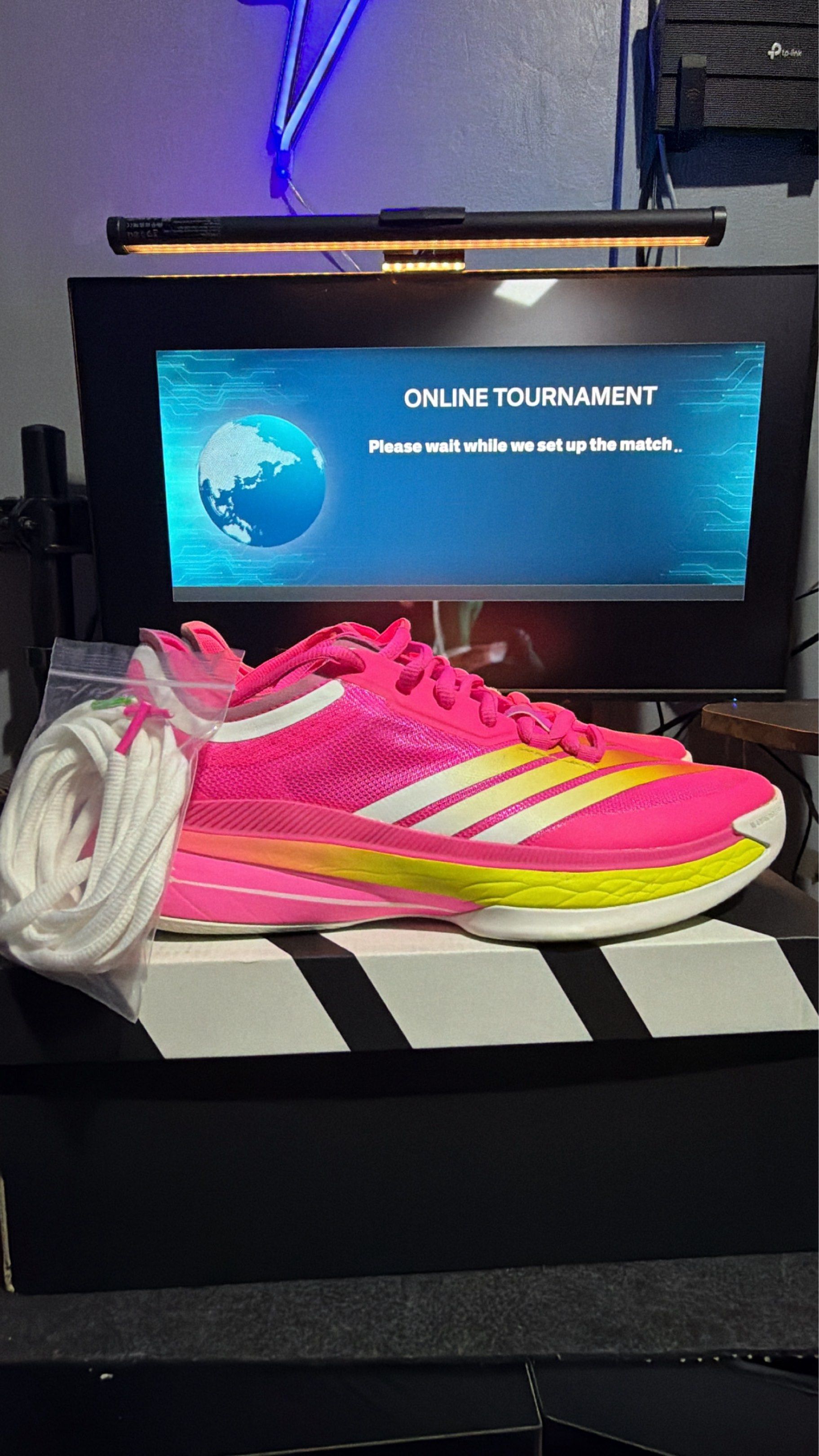 Adizero KQ (Category: Sneakers) located in Pateros City. Submitted by funkytimer (Listing ID 1417953583, Image 2). Description: For Sale Adizero KQ Size 8.5 fit sa 9 Used 2x With OG box and Unused Extra Laces 3k negotiable Taguig area.