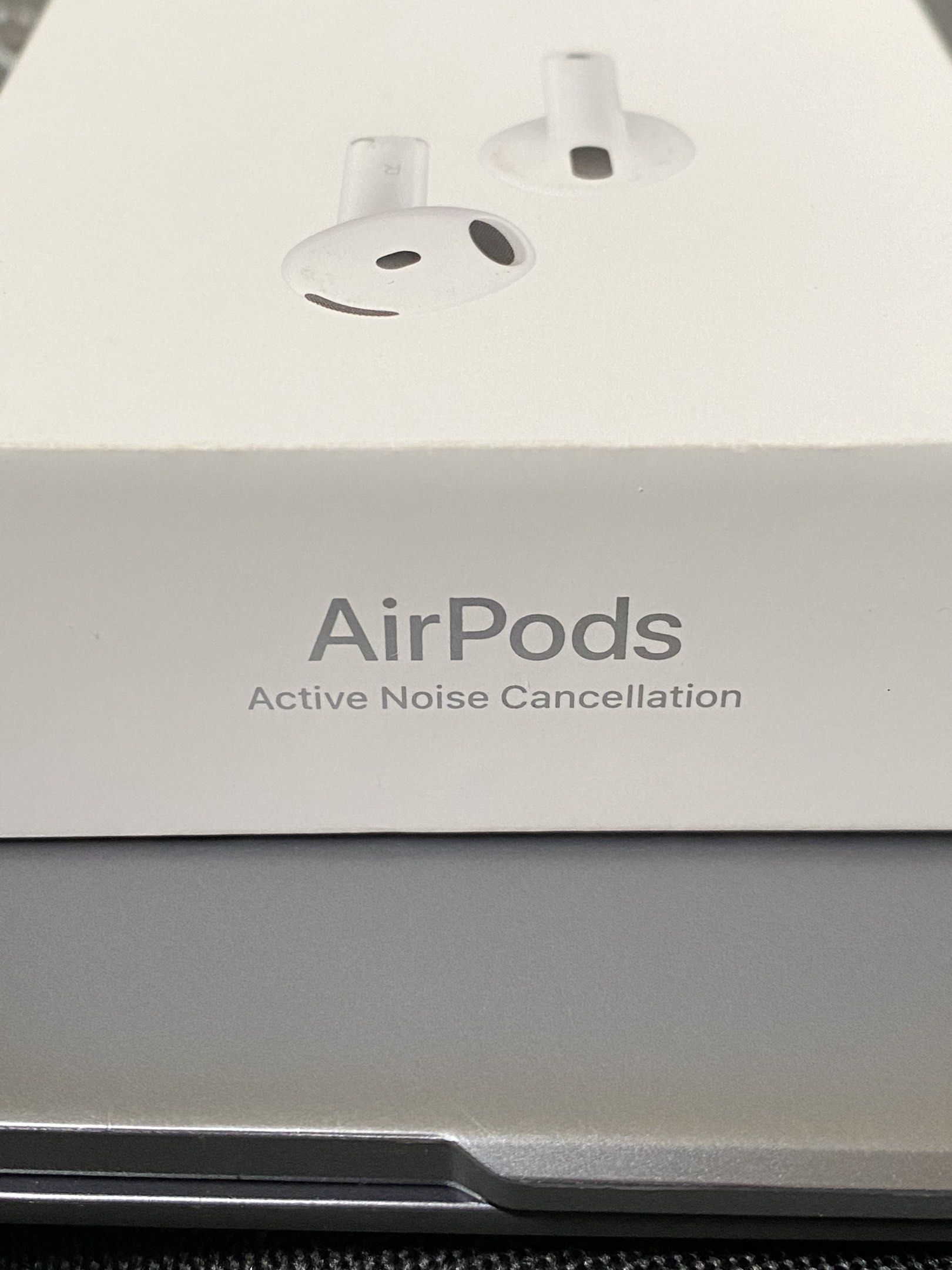Airpods 4 (Active Noise Cancellation) (Category: Earphones) located in Imus. Submitted by megumiaccording (Listing ID 1417885023, Image 2). Description: NEED FUNDS FOR TUITIO Important Note regarding Warranty: This is a US Unit. Please be advised that for US retail unit, the warranty automatically activates upon the store’s date of purchase, not when the box is opened. This is standard for units bought abroad..
