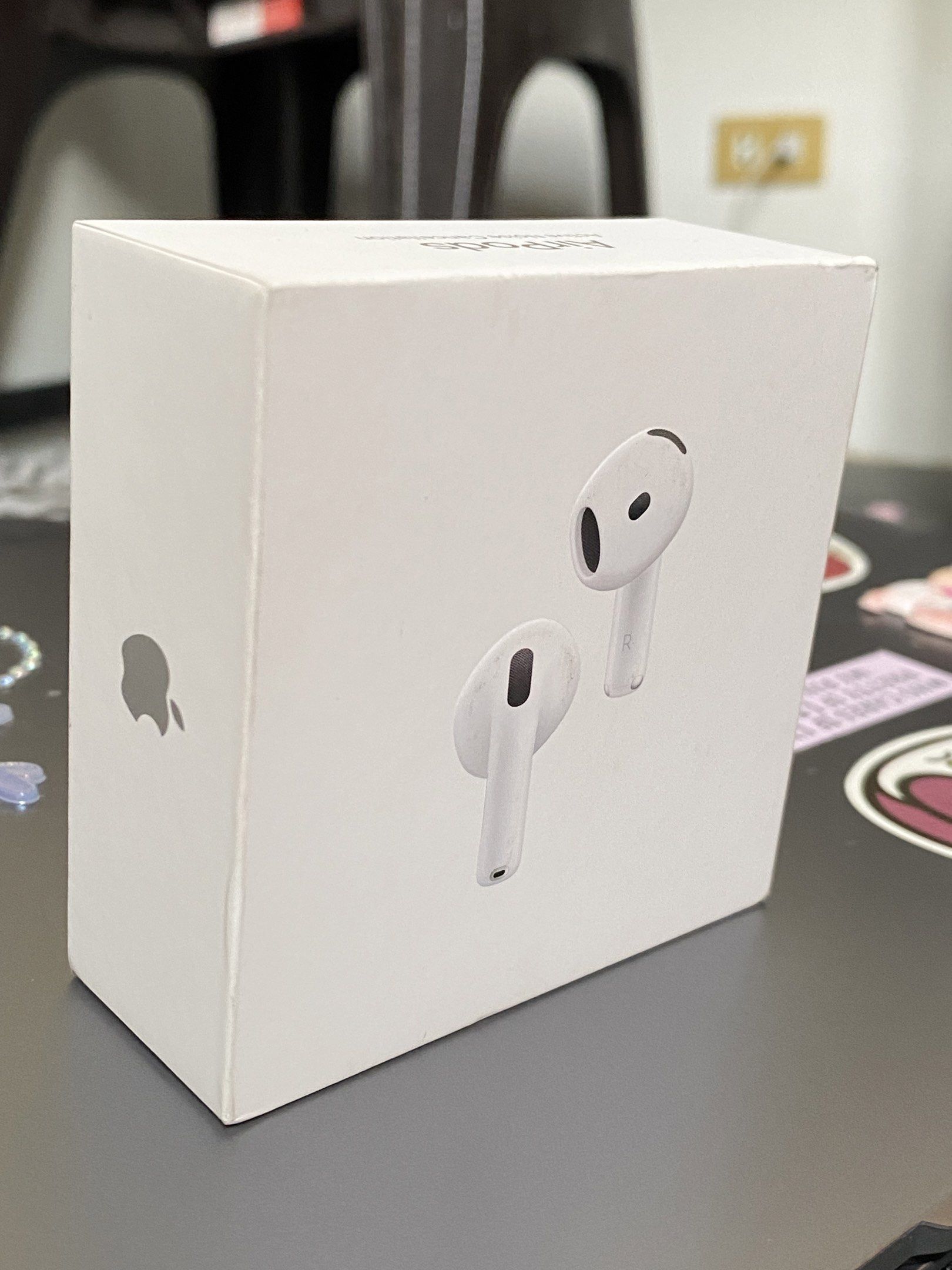 Airpods 4 (Active Noise Cancellation) (Category: Earphones) located in Imus. Submitted by megumiaccording (Listing ID 1417885023, Image 1). Description: NEED FUNDS FOR TUITIO Important Note regarding Warranty: This is a US Unit. Please be advised that for US retail unit, the warranty automatically activates upon the store’s date of purchase, not when the box is opened. This is standard for units bought abroad..