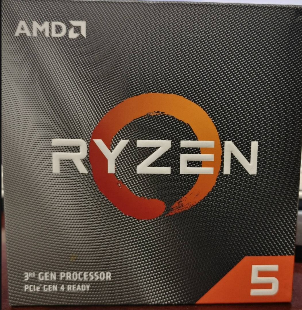 AMD R5 3600 6核12緒 CPU Ryzen 5 含 全新原廠風扇, 電腦及科技產品, 電腦在旋轉拍賣