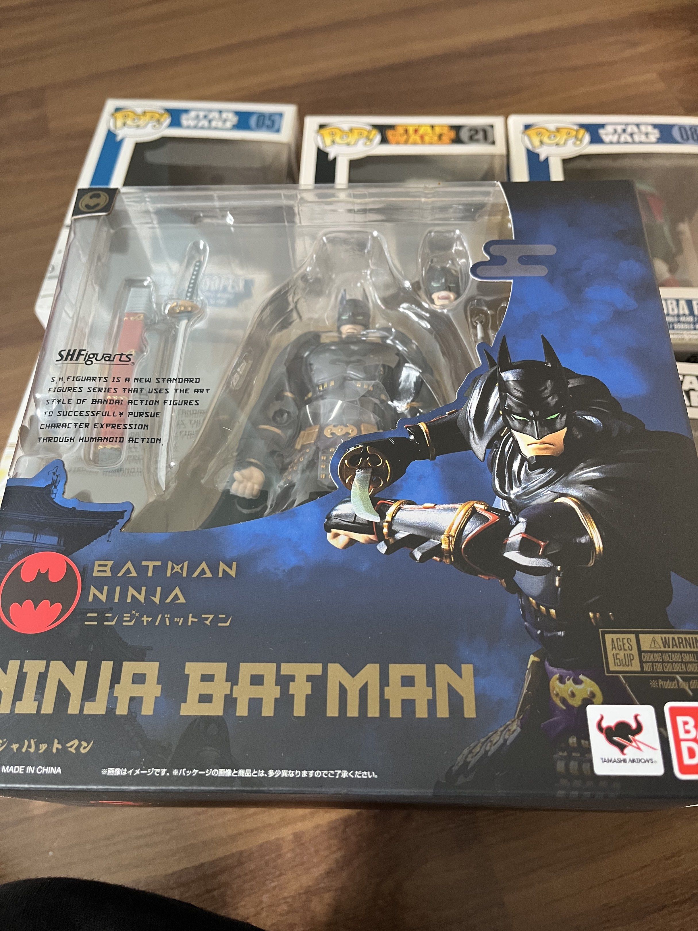 Bandai S.H. Figuarts Ninja Batman Action Figure (Category: Toy Figures) located in Singapore. Submitted by icecream223 (Listing ID 1417858112, Image 1). Description: - Brand new, unopened Bandai S.H. Figuarts Ninja Batman figure. - Detailed design. - Includes accessories. - Perfect for Batman fans and collectors..