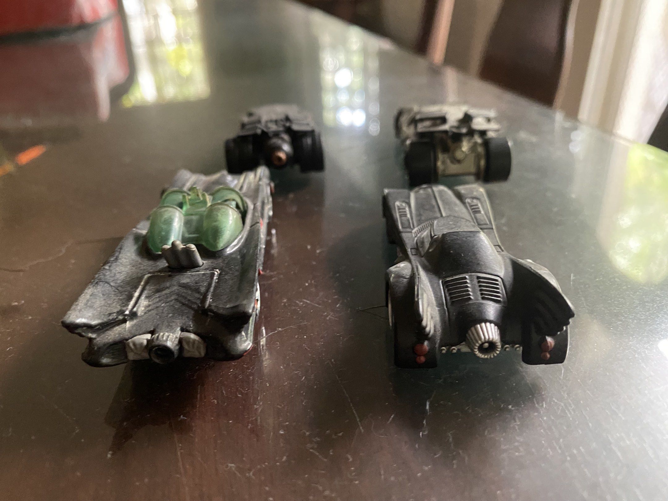 Batman Batmobile Toy Cars (Category: Vehicle & Diecast Models) located in Pasig City. Submitted by ecochicsales (Listing ID 1417931212, Image 2). Description: - Collection of Batman Batmobile toy cars - Brands include Hot Wheels and Tomy - Manufactured in China and Malaysia - Ideal for collectors and Batman fans -Sold@350 per piece .