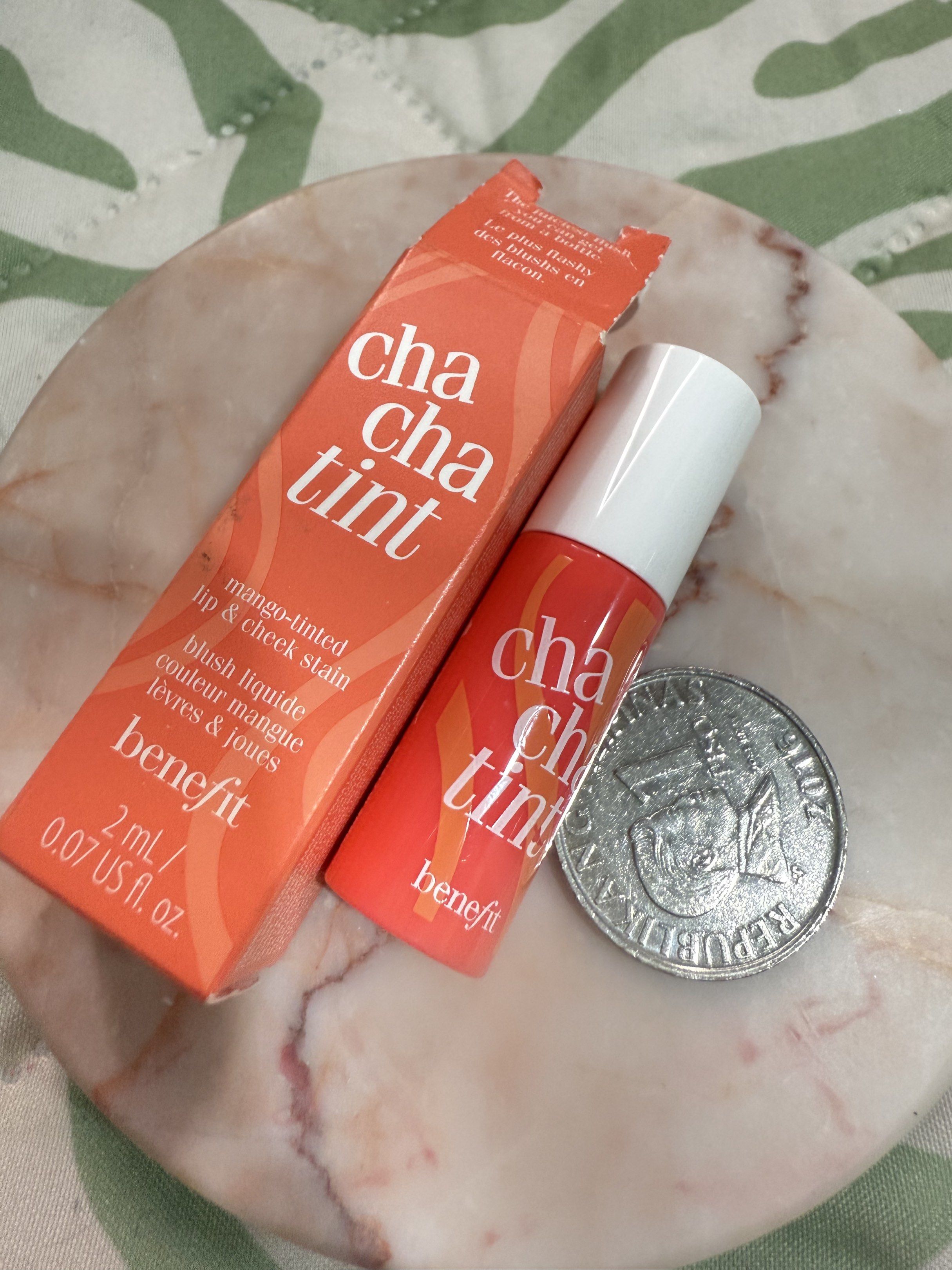 Benefit Chacha Tint Mini Sample (Category: Makeup) located in Quezon City. Submitted by beautycallph (Listing ID 1417850630, Image 1). Description: Mini Sample from benefit Swatched only.