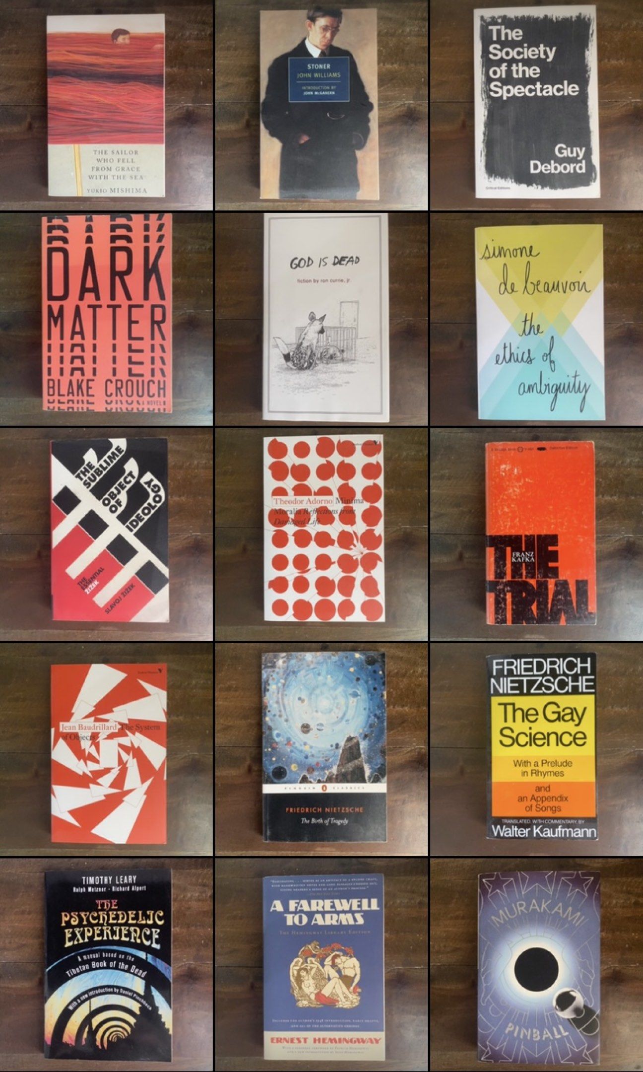 Books for Sale (Category: Storybooks) located in Paranaque City. Submitted by thriftingclouds (Listing ID 1417908510, Image 3). Description: Kurt Vonnegut: A Man Without Country - SOLD Slaughterhouse Five - SOLD Mother Night - SOLD Armageddon - SOLD Hocus Pocus - SOLD Haruki Murakami: Pinball & Wind - 1000 The Wind-Up Bird Chronicle - SOLD Norwegian Wood - SOLD Kafka on the Shore - SOLD 1Q84 - SOLD Fyodor Dostoevsky: Crime and Punishment - 1,200 
