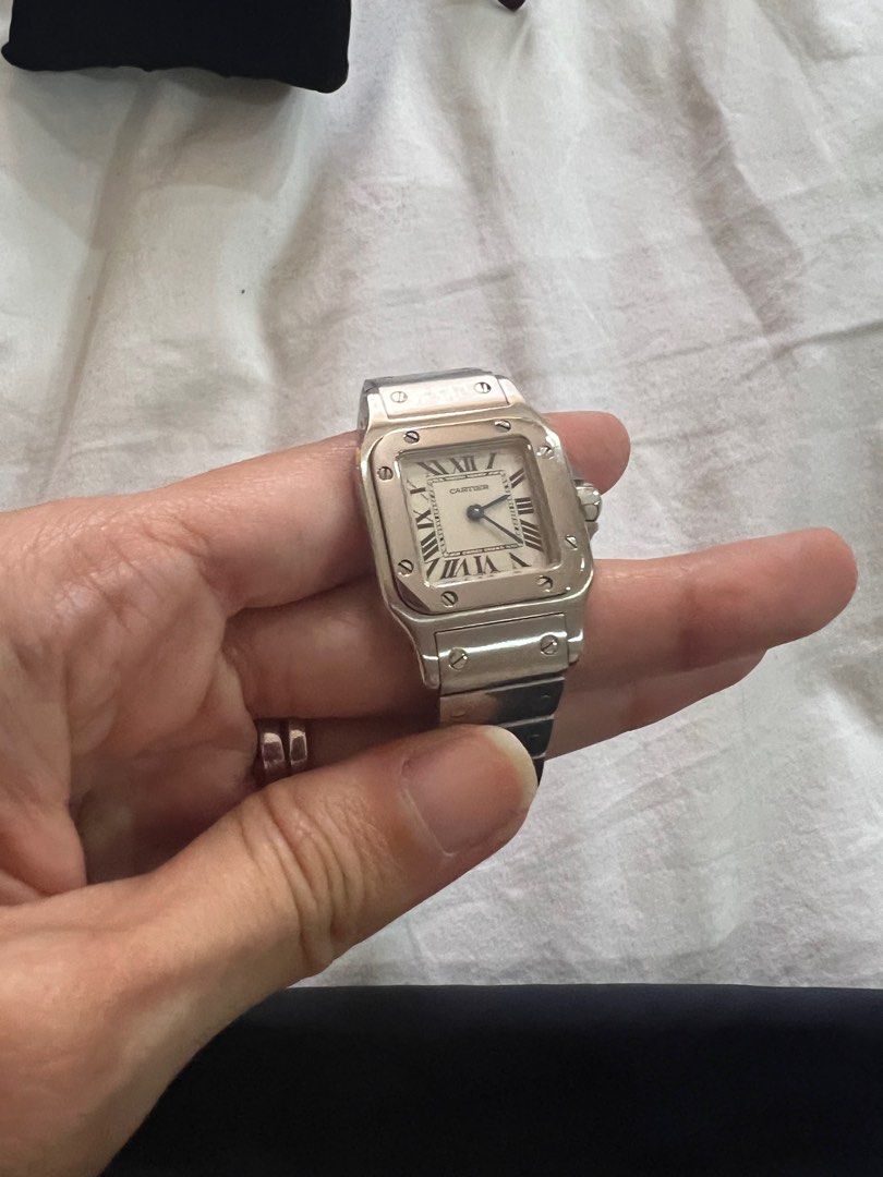Cartier Santos Galbee Watch (Category: Luxury Watches) located in Taguig. Submitted by timeandplace (Listing ID 1417861183, Image 2). Description: - Cartier Santos Galbee Watch - Stainless steel construction - Unisex design - Excellent condition - Iconic Cartier design - A timeless and elegant timepiece - Guaranteed authentic - Watch only.