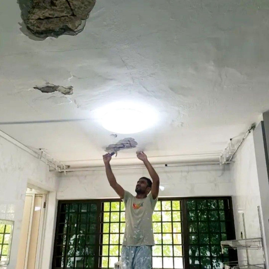 Ceiling repair/toilet ceiling plaster/kitchen plaster/touch up plaster ...