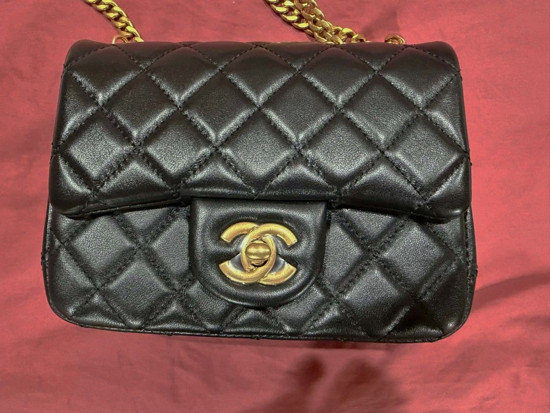 Chanel Camelia Classic Mini Square Bag (Category: Luxury Bags & Wallets) located in Quezon City. Submitted by thriftymnl_ (Listing ID 1417932325, Image 1). Description: .