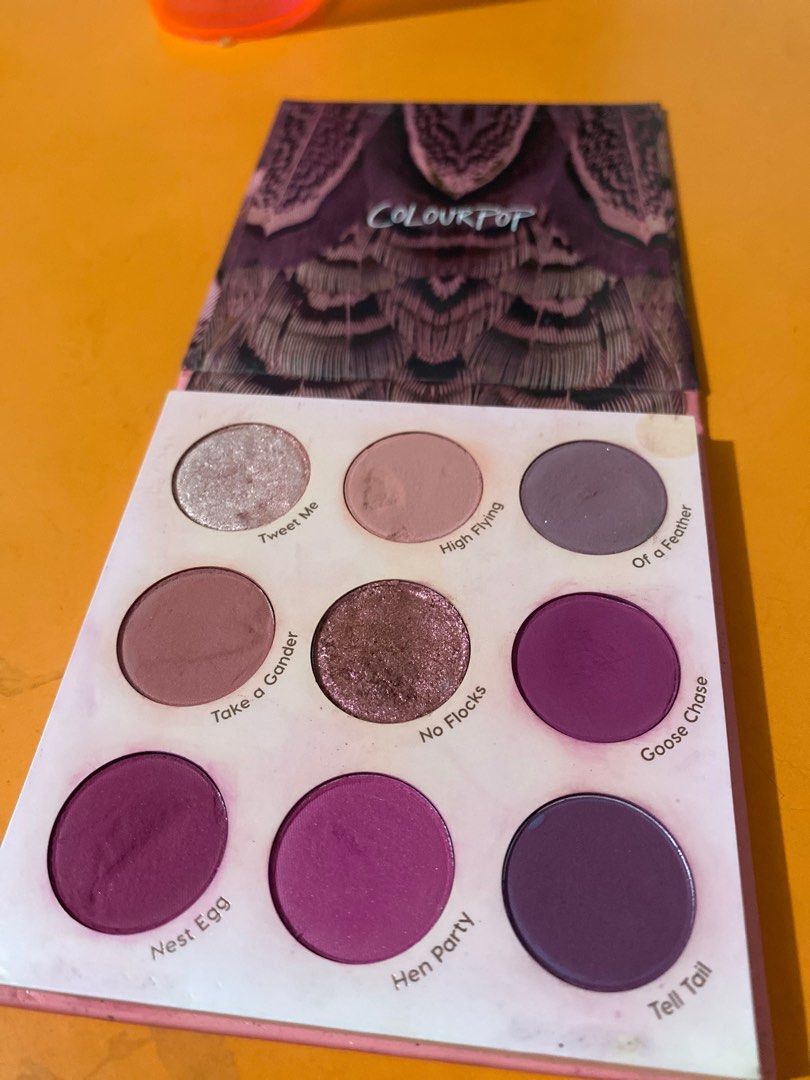 Colourpop Fine feathered Eyeshadow Palette (Category: Makeup) located in Paranaque City. Submitted by veibi3 (Listing ID 1417989287, Image 2). Description: Ultra rich and pigmented shadows Decluttering, didn’t reach for this often. Kind reminder : Use/Buy at your own risk No return No exchange Manage your expectations hence selling lower than srp. If hesitant, DON’T buy. ⚠️ Courier shipment handling is beyond my control, and I am not liable for a