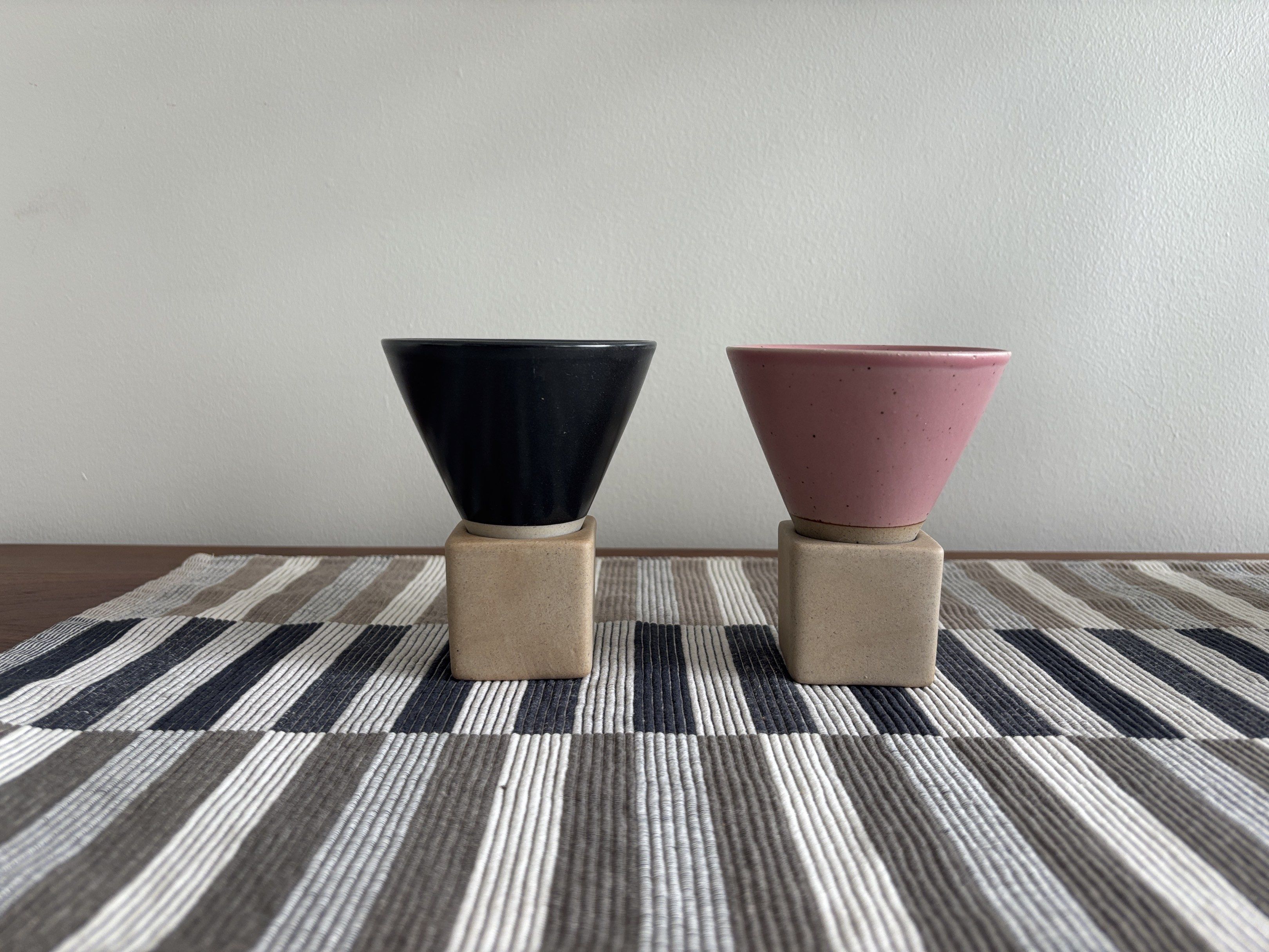 Conical Ceramic Cups (set of 2) (Category: Other Kitchenware & Tableware) located in Quezon City. Submitted by marlo19 (Listing ID 1417911201, Image 1). Description: 200ml volume.