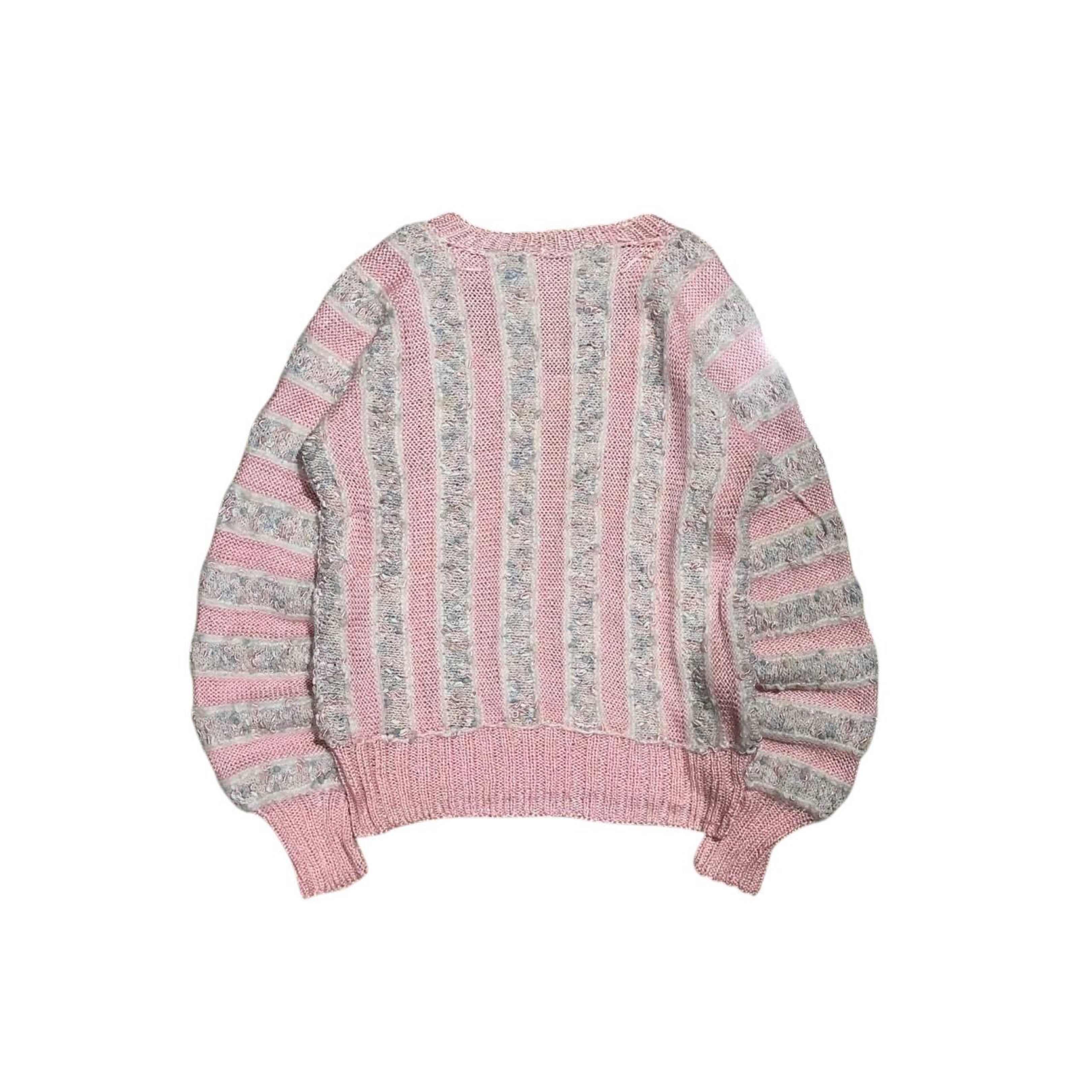 COTTON CANDY PINK HEAVY KNIT SWEATER (Category: Coats, Jackets and Outerwear) located in Manila. Submitted by grailledrags (Listing ID 1417967771, Image 2). Description: COTTON CANDY PINK HEAVY KNIT SWEATER L21.5•W19 •KNITTED SWEATER •EYE CANDY •STATEMENT PIECE •NEED WASH 149+ sf.