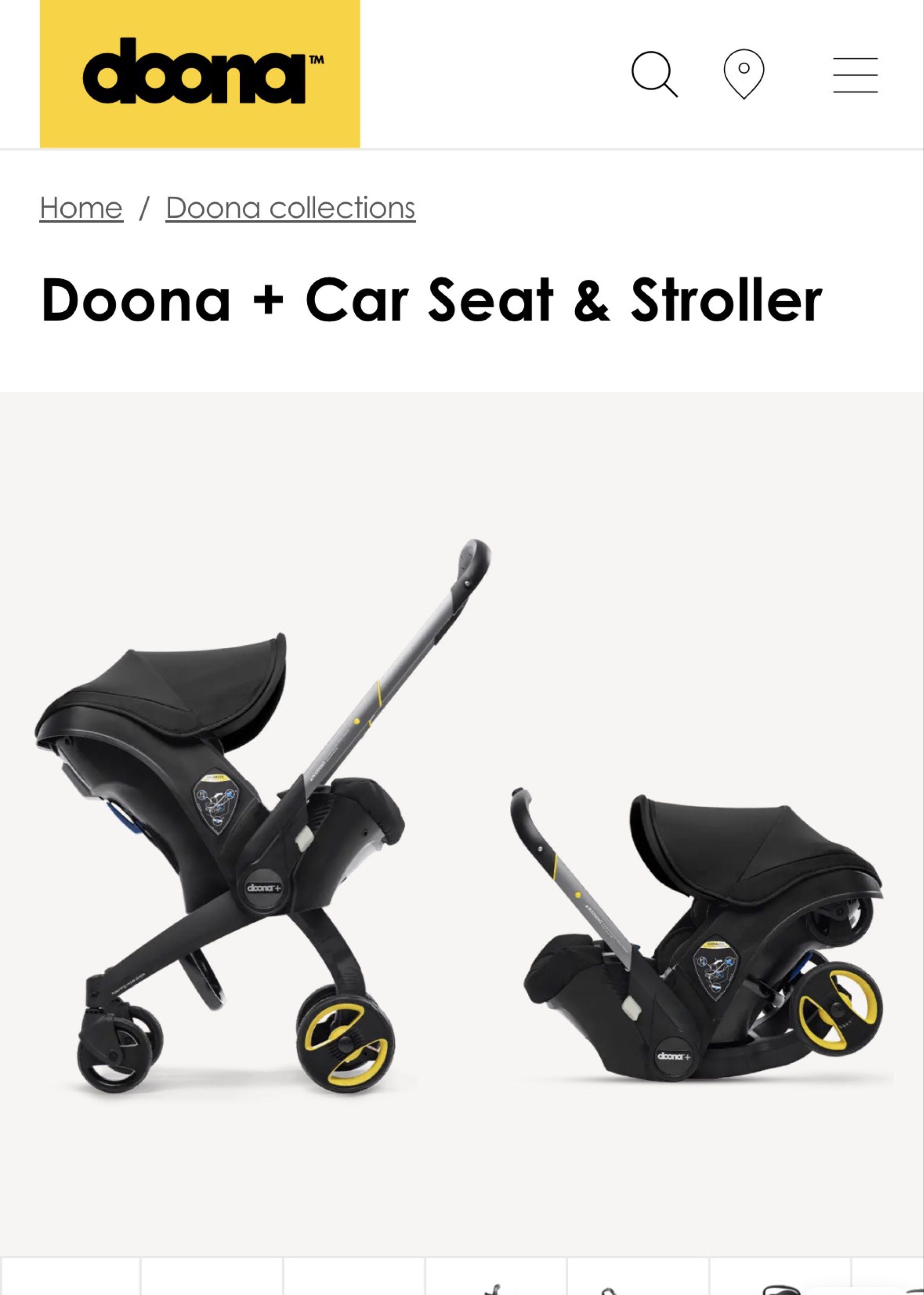 Doona+ Stroller Carseat (Category: Strollers) located in Manila. Submitted by avalanchesonlineshopmainacount (Listing ID 1418011215, Image 1). Description: .