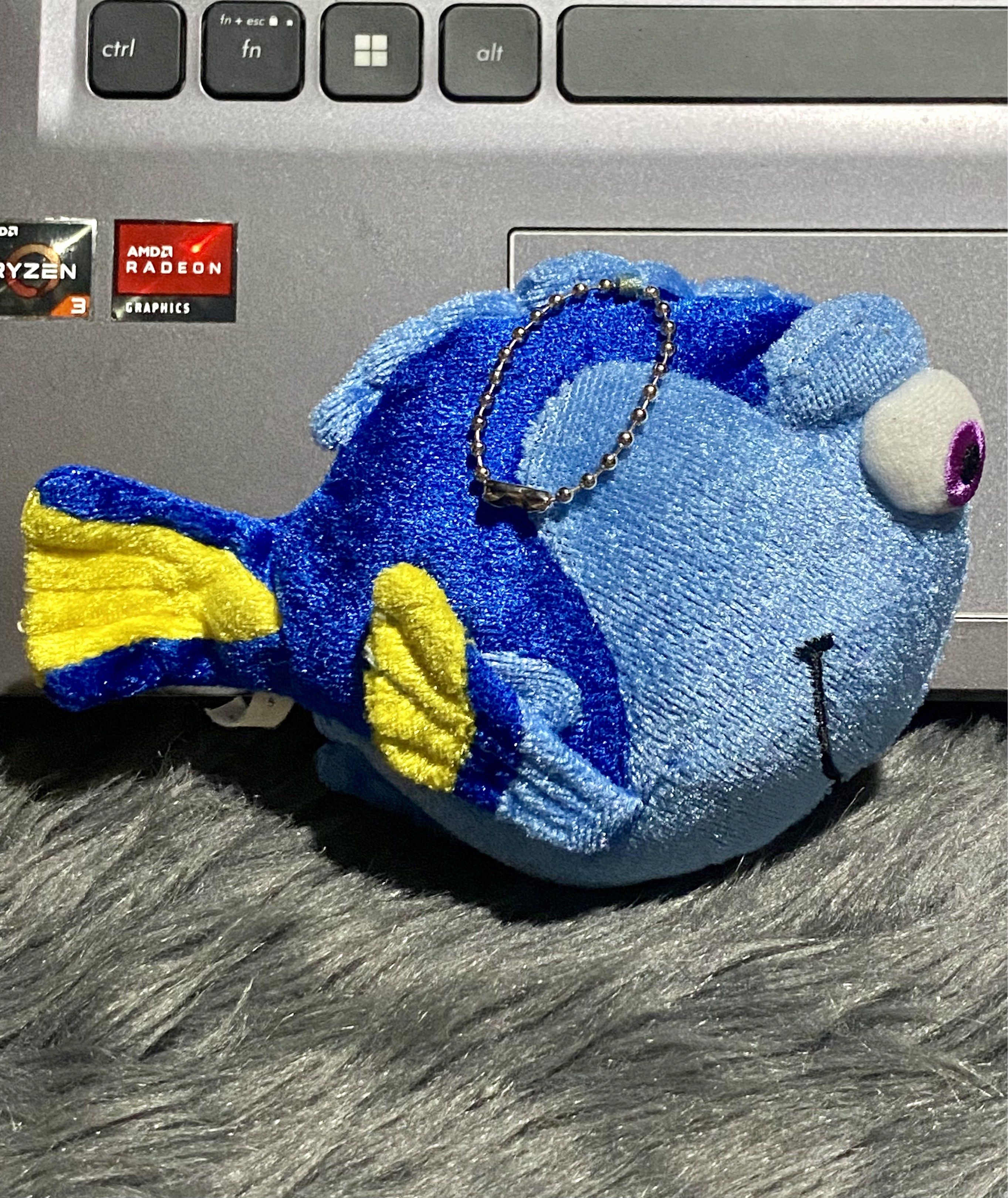 Dory (Finding Nemo) plush charm 🪸 (Category: Plushies & Soft Toys) located in Makati City. Submitted by ahli_sbd (Listing ID 1418004625, Image 1). Description: ✨ Prices are already low and fairly set. Please be considerate with offers and avoid extreme haggling. Thanks for understanding! 🤍 💌.