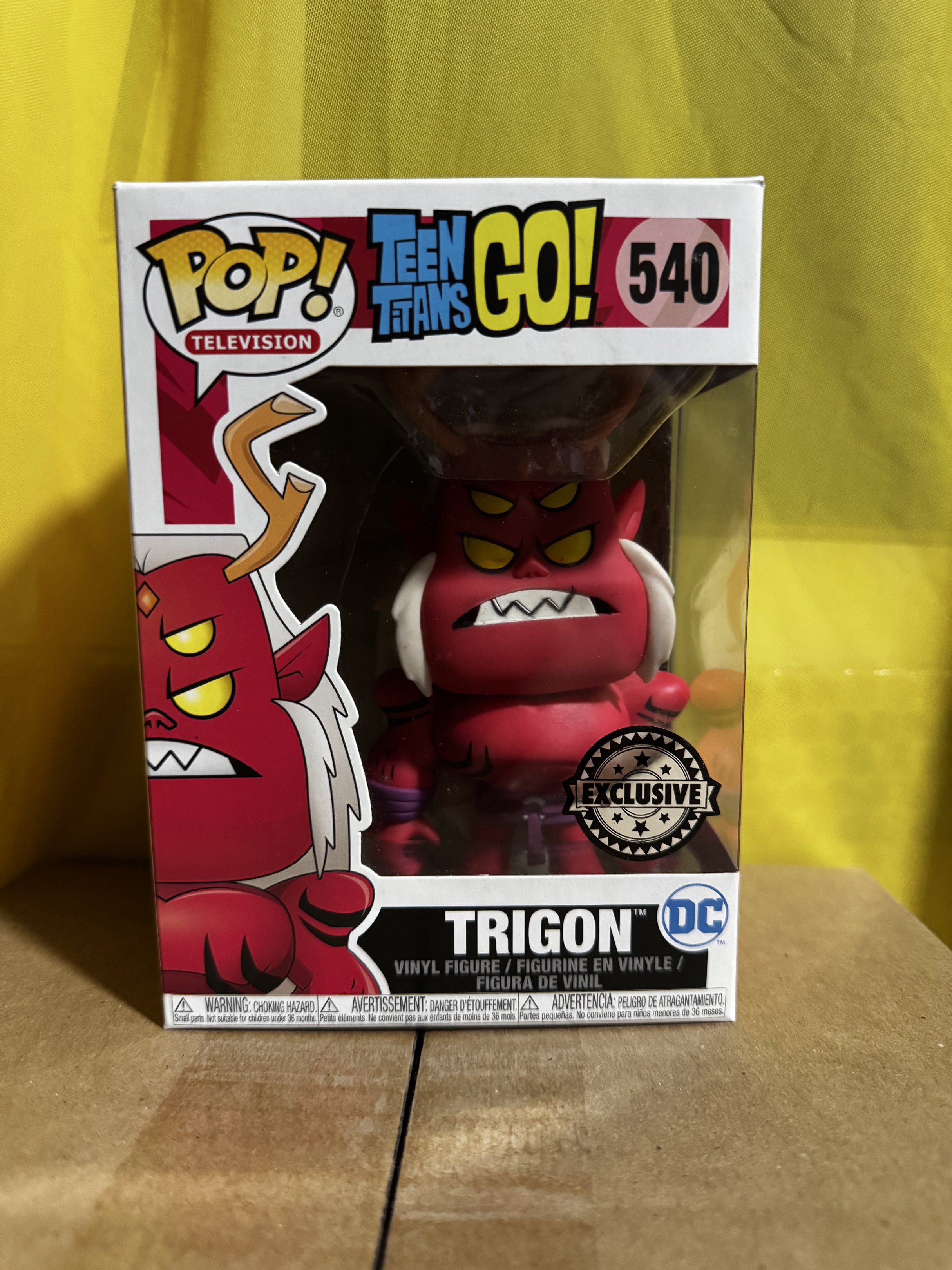 Funko Pop! Television Teen Titans Go! Trigon 540, Hobbies &