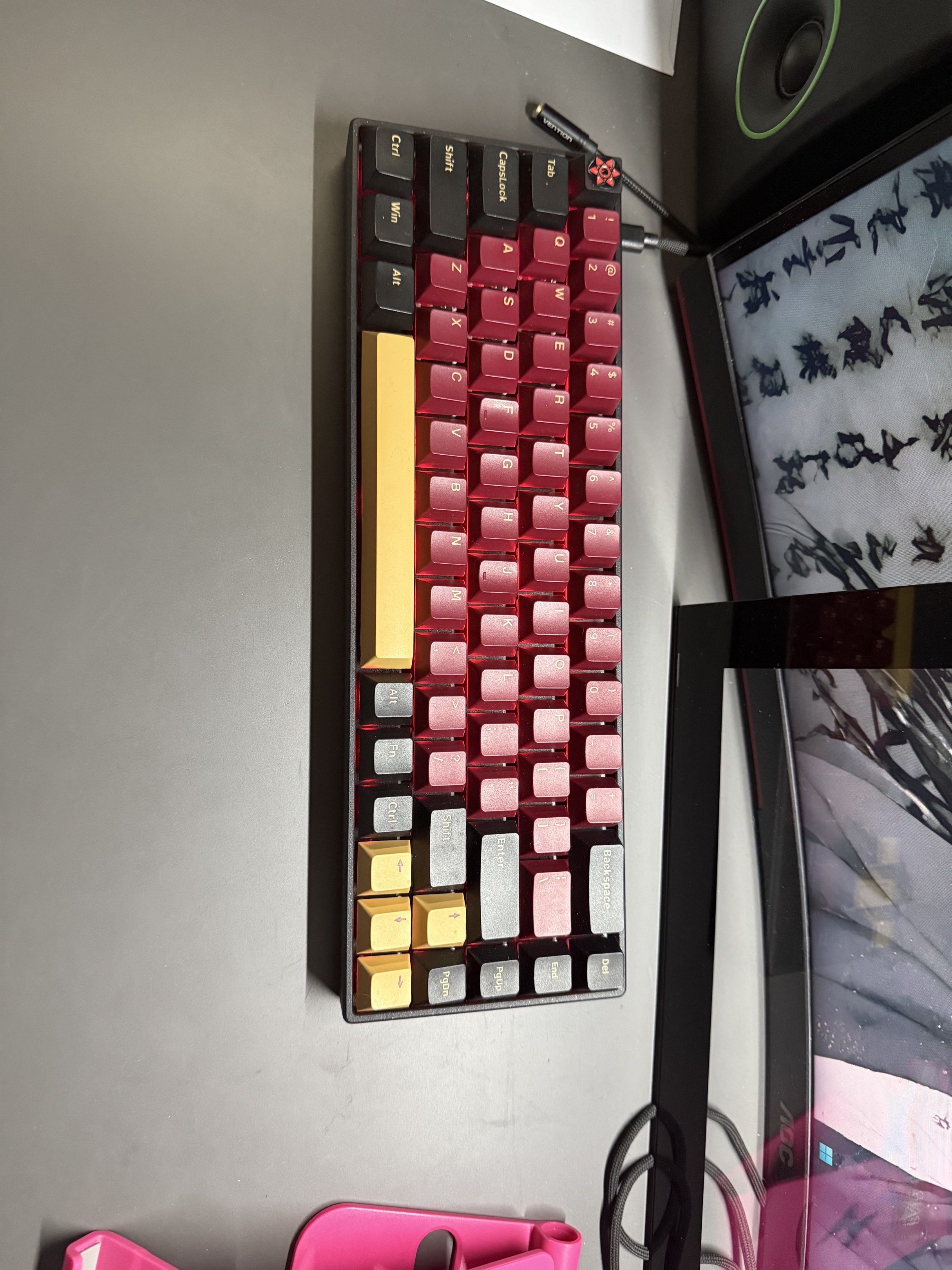 Gaming Set Up with mouse, keyboard and mousepad65561098652161111