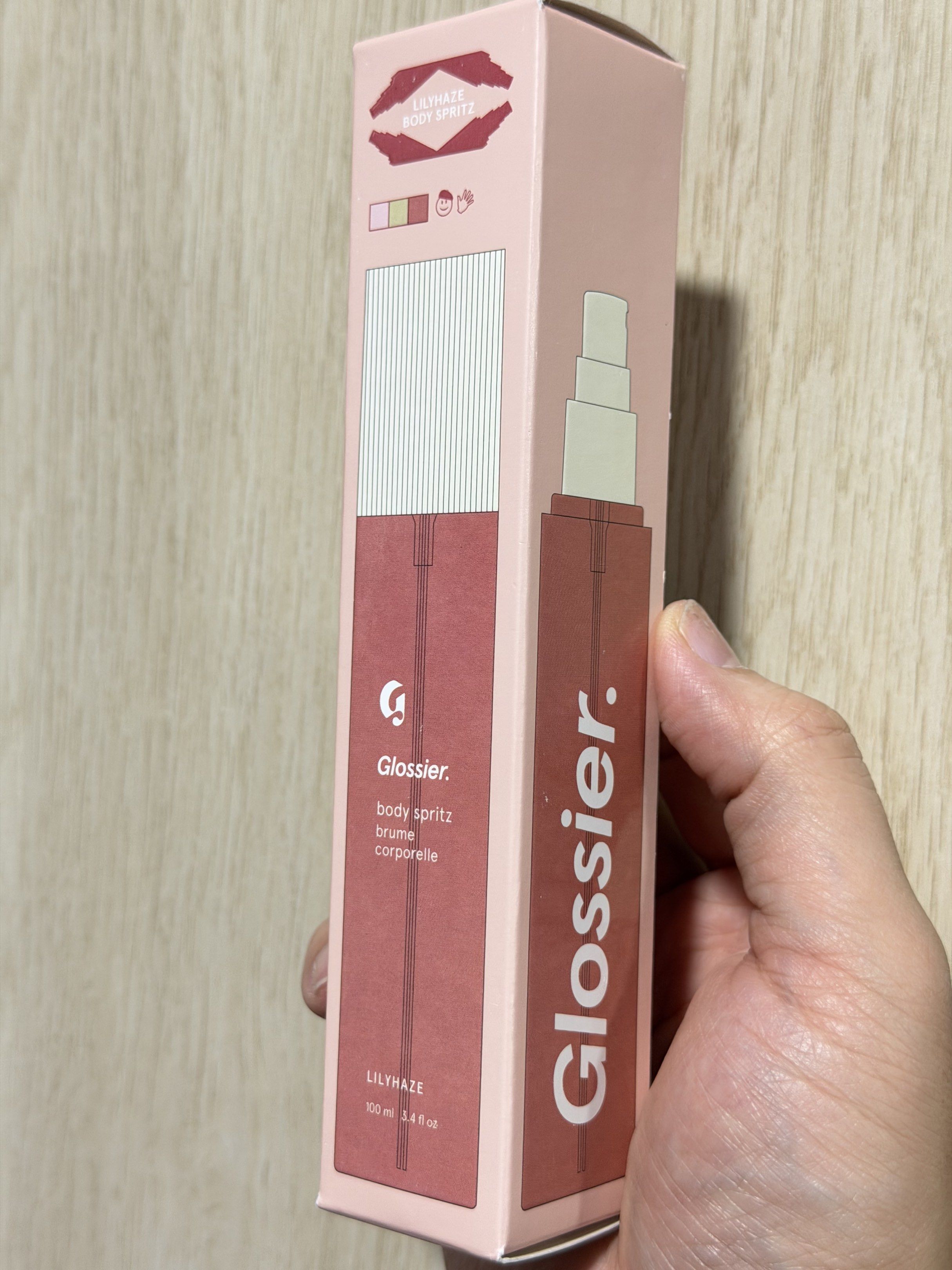 Glossier Lilyhaze Body Spritz 100ml (Category: Fragrance & Deodorants) located in Manila. Submitted by drc123 (Listing ID 1417942275, Image 1). Description: - Glossier Lilyhaze Body Spritz - Warm and comforting fragrance - Scent notes: Vanilla, Amber, Apricot - Size: 100ml / 3.4 fl oz - Longevity: Approximately 5 hours 1,580 each!!!!! Tondo, Manila .