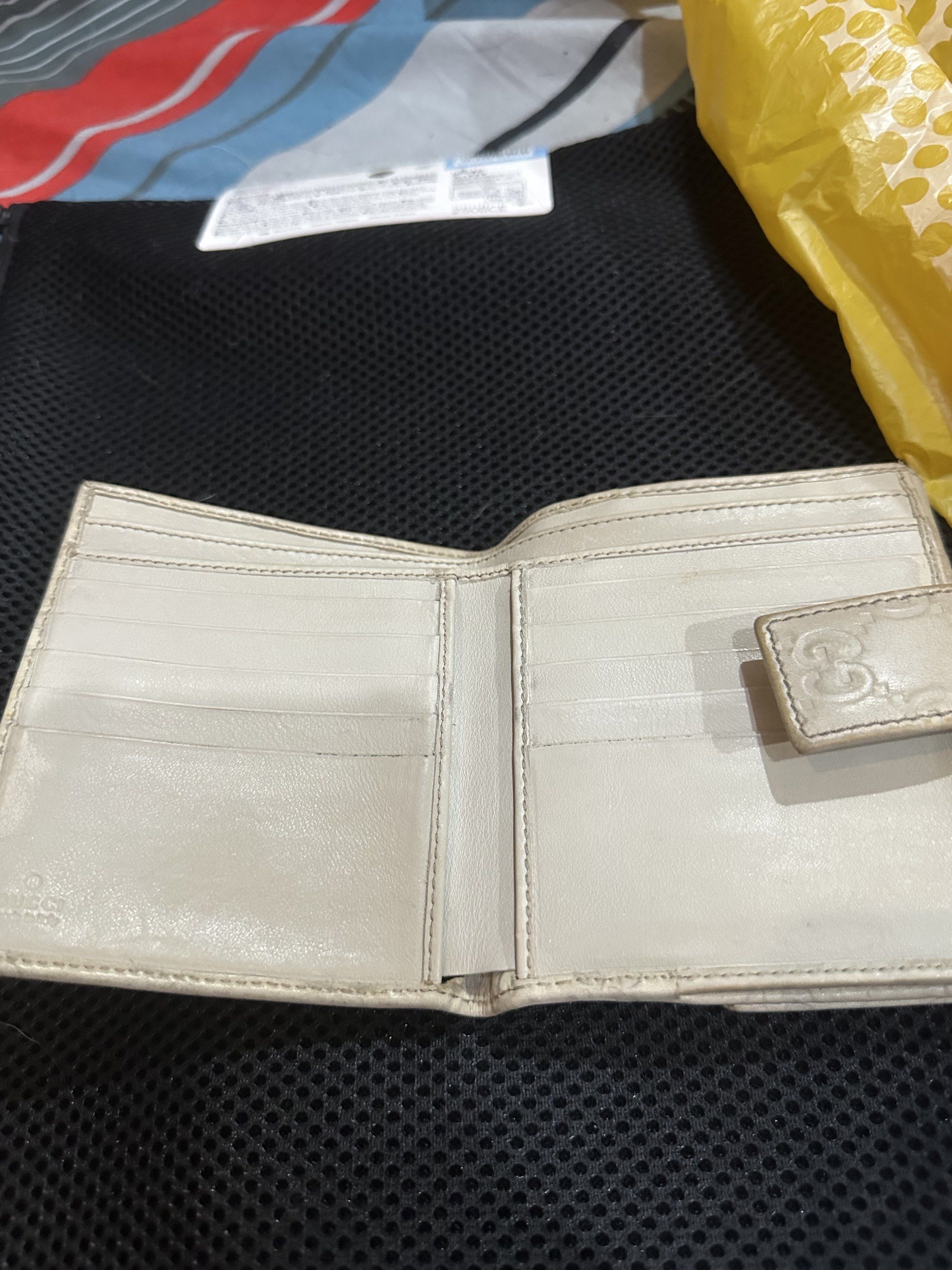 Gucci Leather Wallet (Category: Luxury Bags & Wallets) located in Paranaque City. Submitted by jer27.jpn (Listing ID 1417900994, Image 3). Description: Authentic Gucci small wallet See photos to appreciate Wallet only Sale 1850 Loc Parañaque .