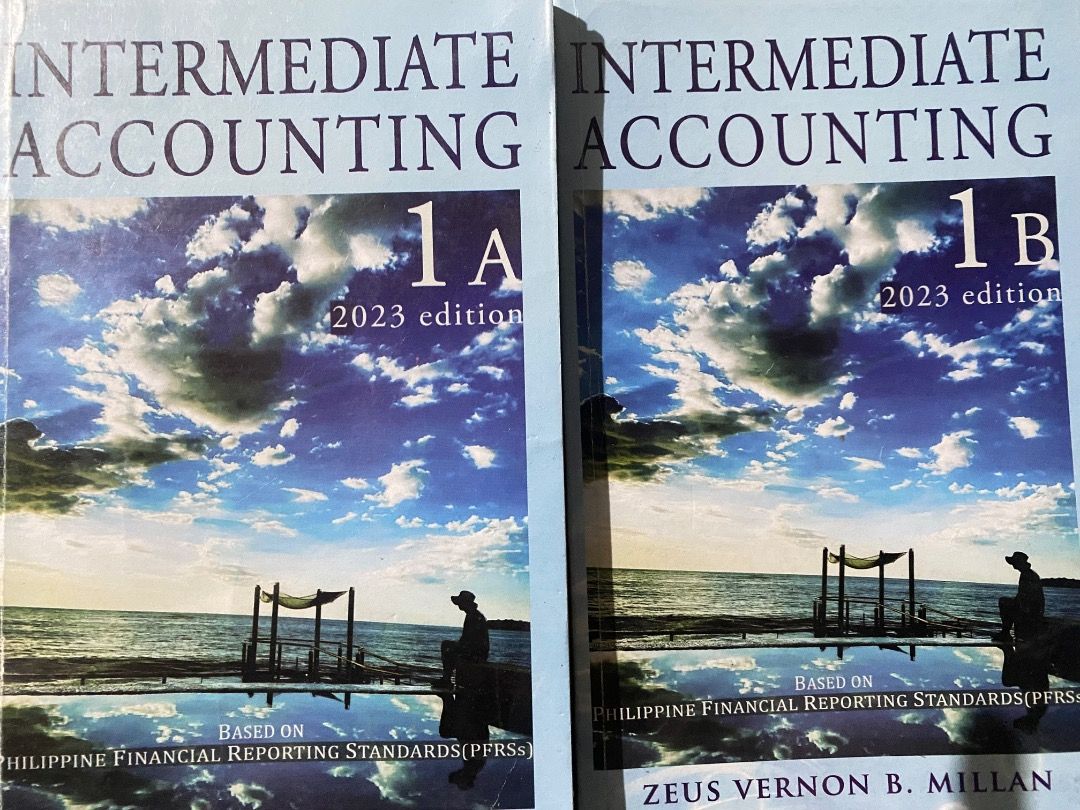 Intermediate Accounting 1A & 1B 2023 Edition (Category: Textbooks) located in Caloocan City. Submitted by beatrizpad09003 (Listing ID 1417965756, Image 1). Description: TAKE BOTH FOR 200 PESOS ONLYY !! .