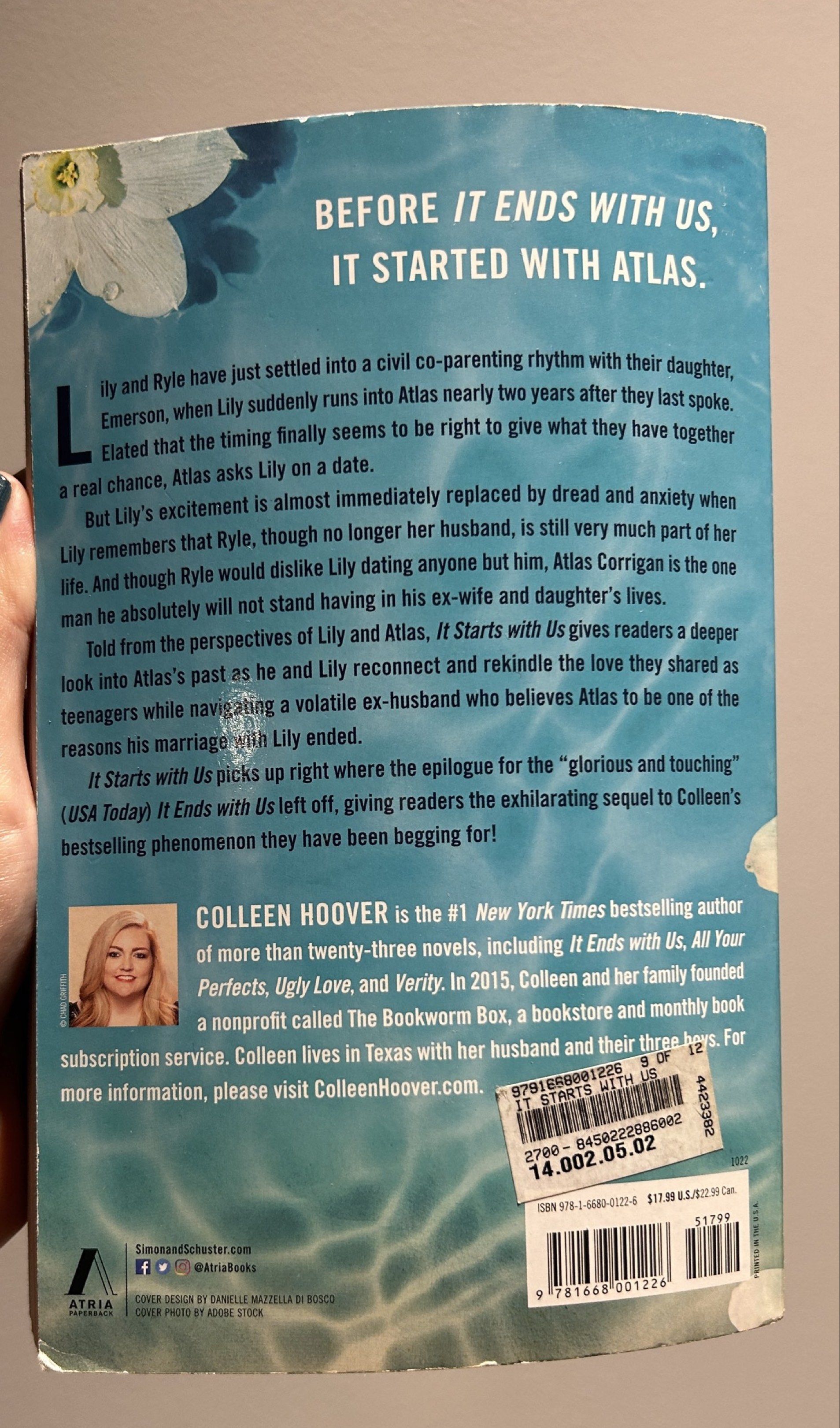 It Starts With Us by Colleen Hoover [BOOKTOK BOOK] (Category: Storybooks) located in Manila. Submitted by emiluh (Listing ID 1417772812, Image 2). Description: It Starts With Us by Colleen Hoover - has multiple highlights and annotations written on several pages from previous owner (seen in photos) - MOP: GCash, Cash (strictly for meet ups only) - meet up or delivery - originally bought for 780 pesos - authentic US paperback.
