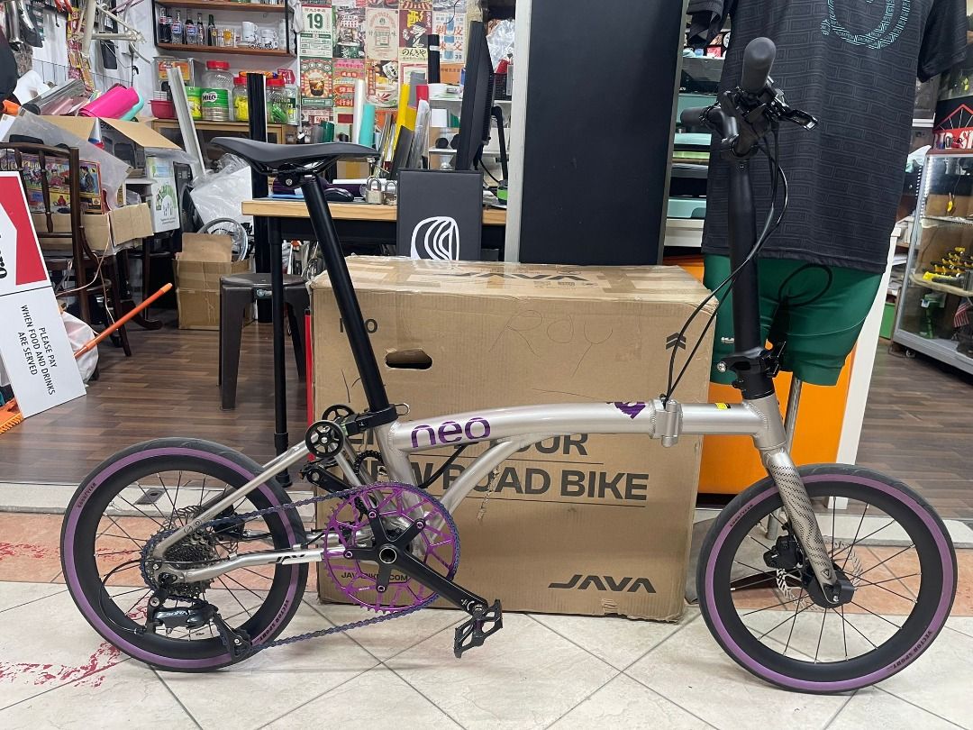 Java Neo 3 Trifold Bike (Titanium Grey Color, Alloy Frame & Fork, 50T ...