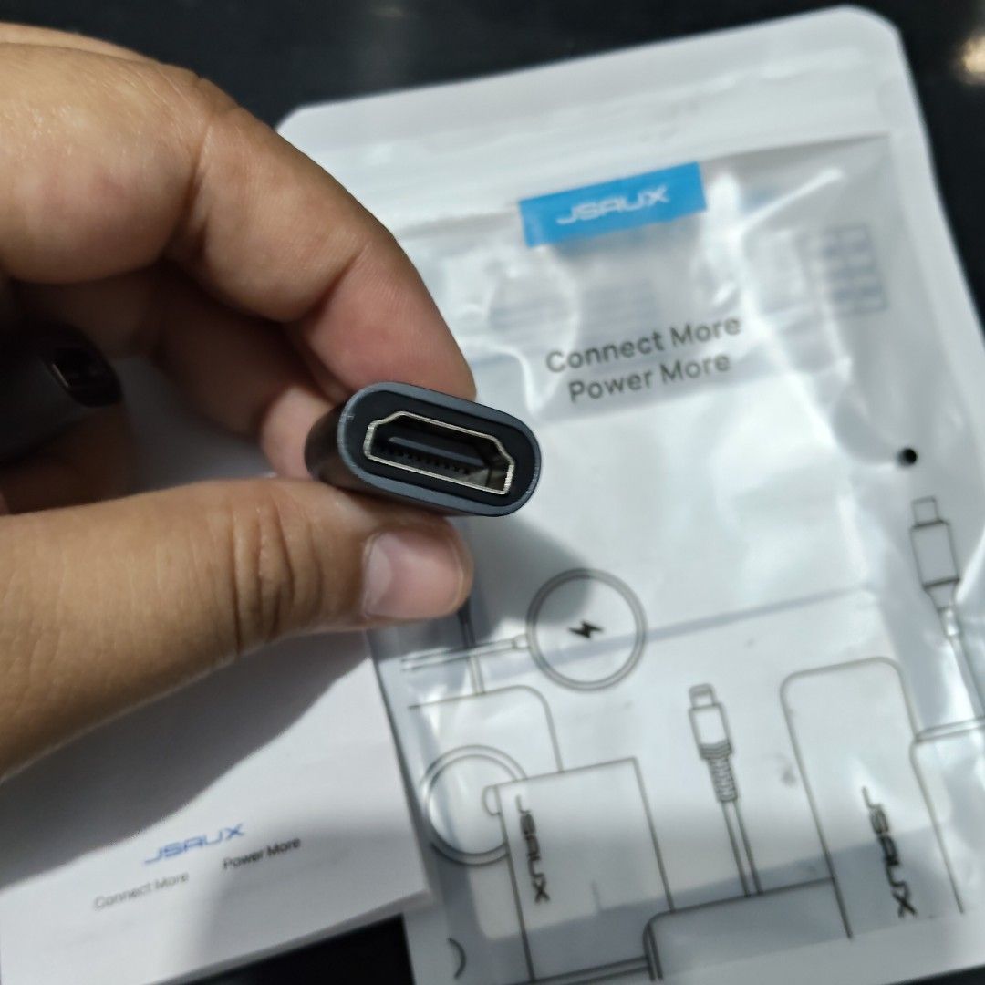 JSAUX HDMI Adapter (Category: Cables & Adaptors) located in Catbalogan. Submitted by jpnsrpls (Listing ID 1417871777, Image 3). Description: 🔌 JSAUX HDMI Adapter – Brand New ✨ ✅ Original JSAUX 🔗 High-quality HDMI adapter ⚡ Perfect for modern devices 📸 Actual item in photos.