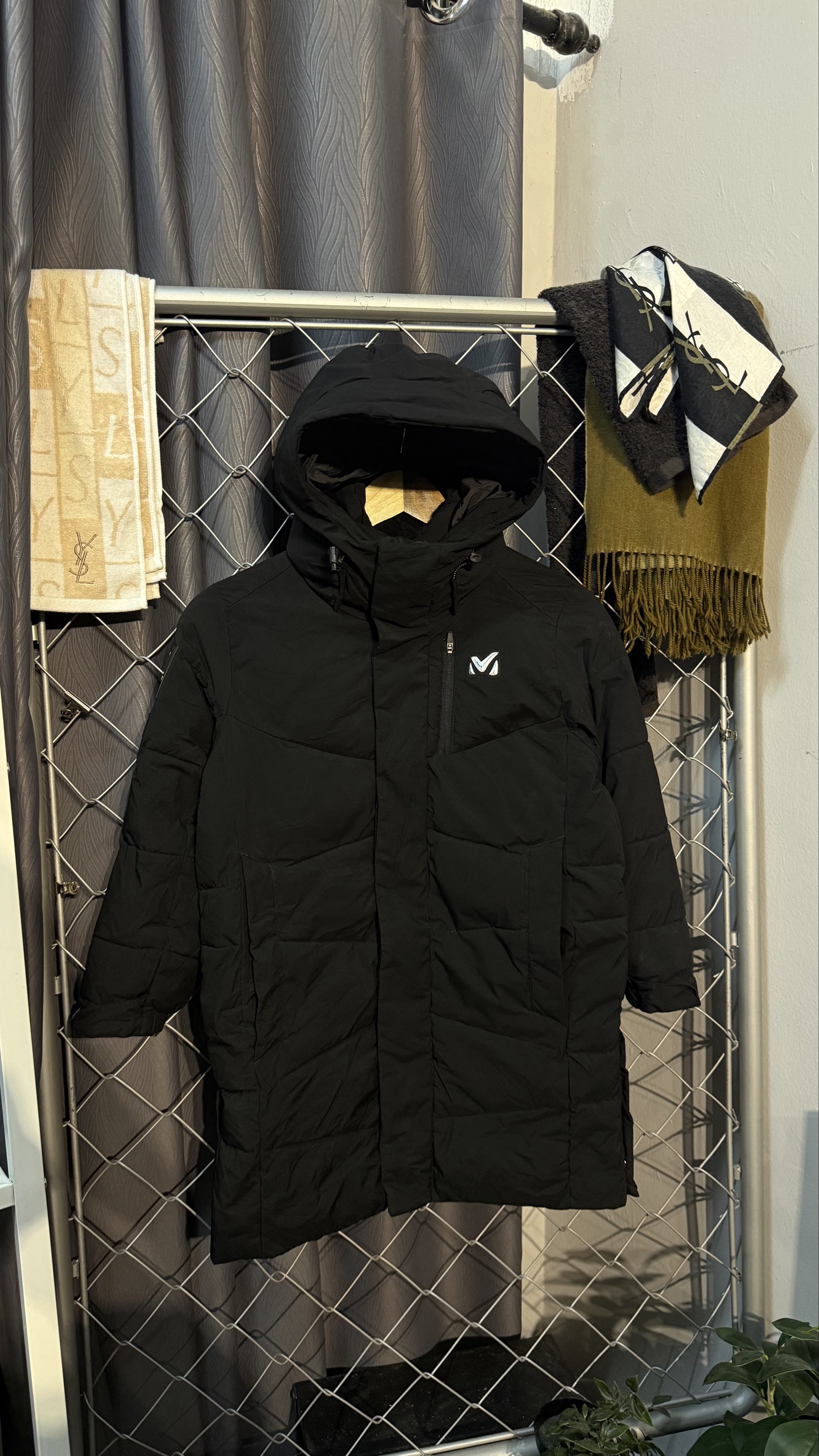 KIDS MILLET SIDE PATCH GORPCORE LONG PUFFER, Babies & Kids, Babies ...
