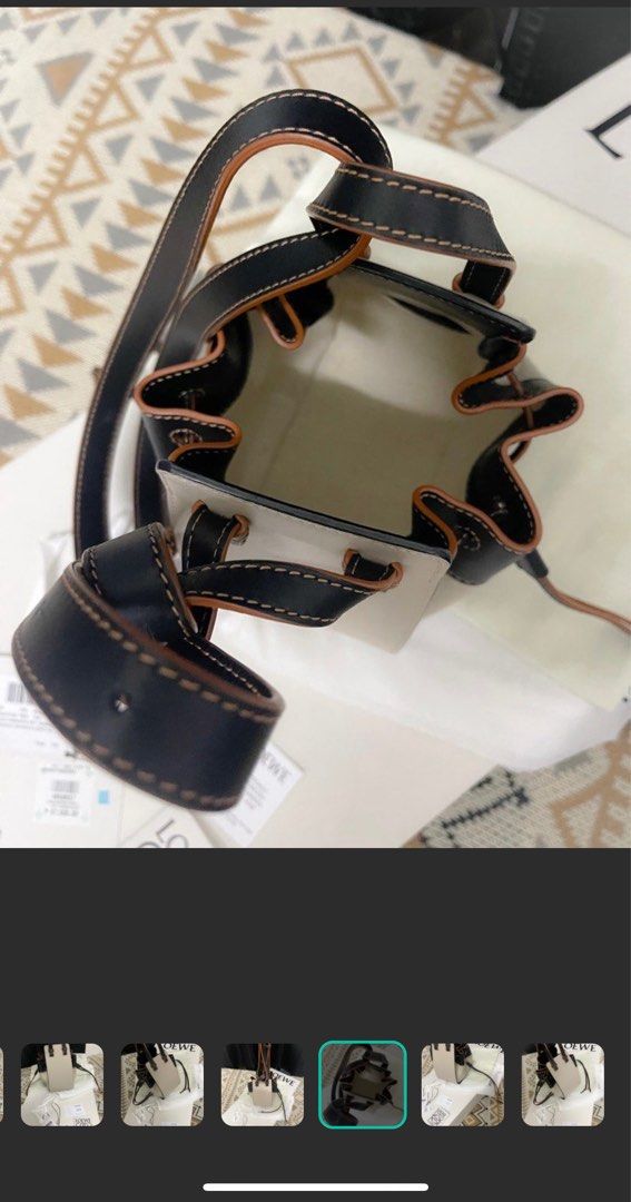 Loewe Hammock Bag (Category: Luxury Bags & Wallets) located in Quezon City. Submitted by mrc_gastrading (Listing ID 1417871986, Image 3). Description: LOEWE 💎𝘔𝘪𝘯𝘪 𝘩𝘢𝘮𝘮𝘰𝘤𝘬 𝘣𝘢𝘨 🖤color🤎 𝘭𝘪𝘨𝘩𝘵 𝘰𝘢𝘵 & 𝘣𝘭𝘢𝘤𝘬 𝘤𝘭𝘢𝘴𝘴𝘪𝘤 𝘤𝘢𝘭𝘧𝘴𝘬𝘪𝘯 𝘭𝘦𝘢𝘵𝘩𝘦𝘳 𝘸𝘪𝘵𝘩 𝘓𝘰𝘦𝘸𝘦 𝘈𝘯𝘢𝘨𝘳𝘢𝘮 𝘭𝘰𝘨𝘰 👜• 𝘊𝘰𝘮𝘱𝘰𝘴𝘪𝘵𝘪𝘰𝘯: 100% 𝘊𝘢𝘭𝘧𝘴𝘬𝘪𝘯 𝘓𝘦𝘢𝘵𝘩𝘦𝘳 👜• 𝘌𝘮𝘣𝘰𝘴𝘴𝘦𝘥 𝘓𝘰𝘦𝘸𝘦 𝘈𝘯𝘢𝘨𝘳𝘢𝘮 𝘭𝘰𝘨𝘰 𝘥𝘦𝘴�
