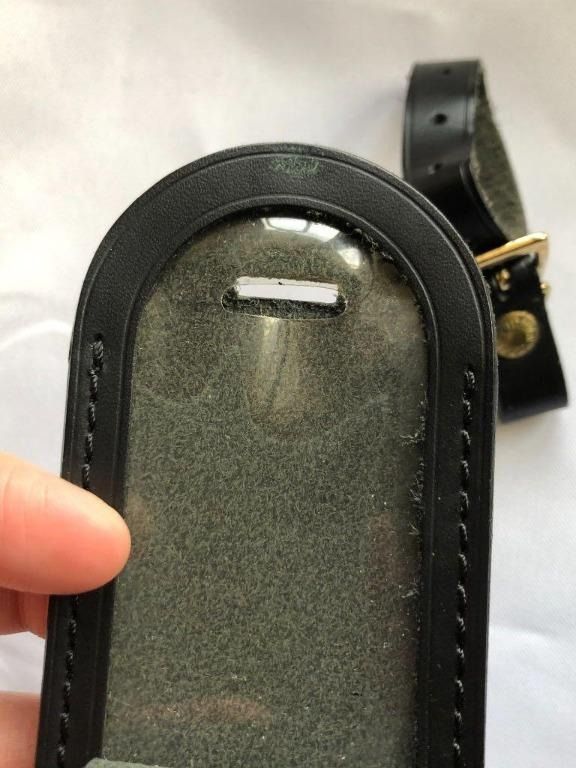 Louis Vuitton LV Leather Luggage Tag (Category: Luxury Accessories) located in Manila. Submitted by summercookie (Listing ID 1417847794, Image 3). Description: Pre-owned from my LV Bag Sold as is No inclusions.