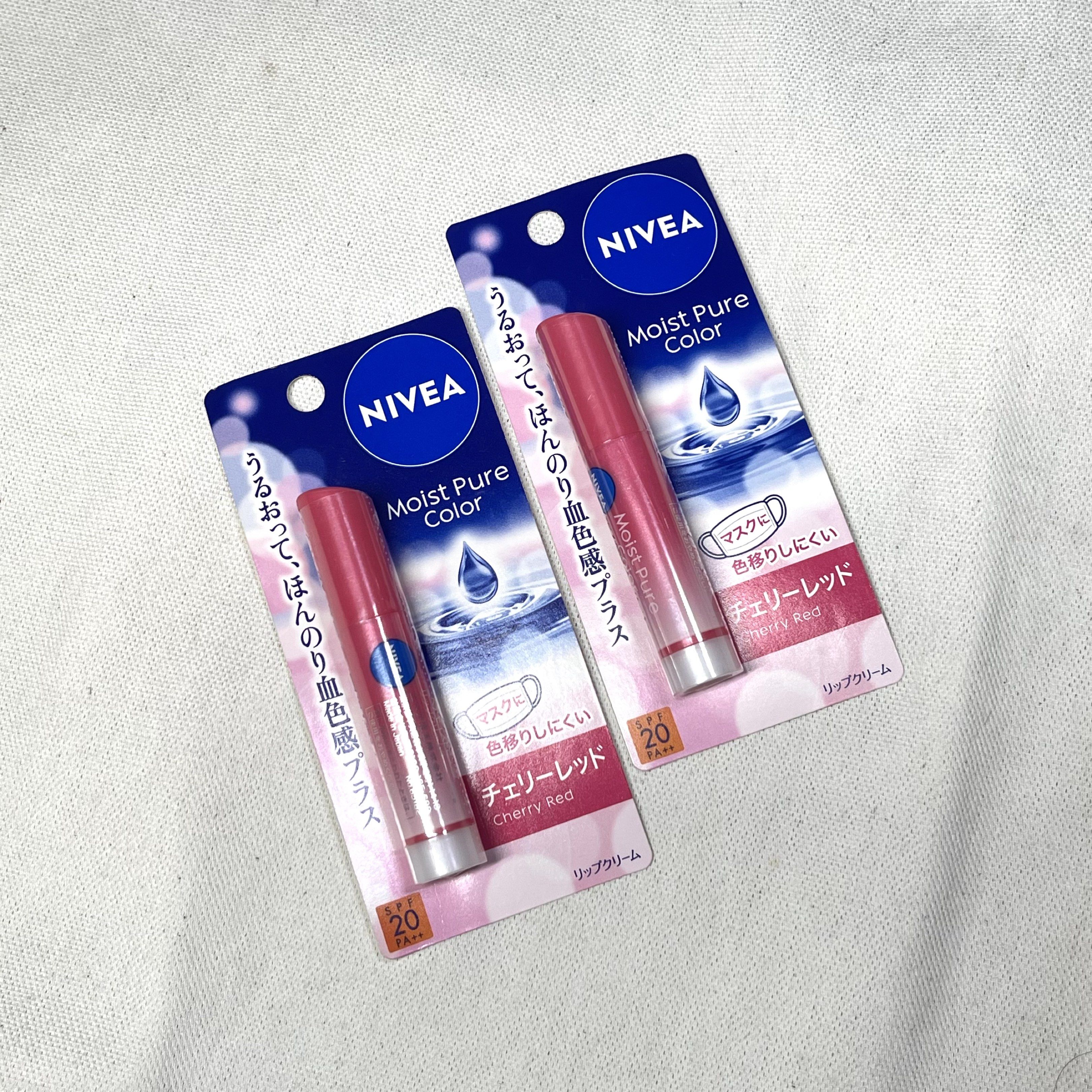 Nivea Moist Pure Color Cherry Red Lipstick (Category: Makeup) located in Norzagaray. Submitted by preloved.bul (Listing ID 1417930083, Image 1). Description: - Nivea Moist Pure Color Lipstick in Cherry Red - New and sealed - Provides a hint of color and moisture - Mask-friendly formula - SPF 20 protection 250 each.