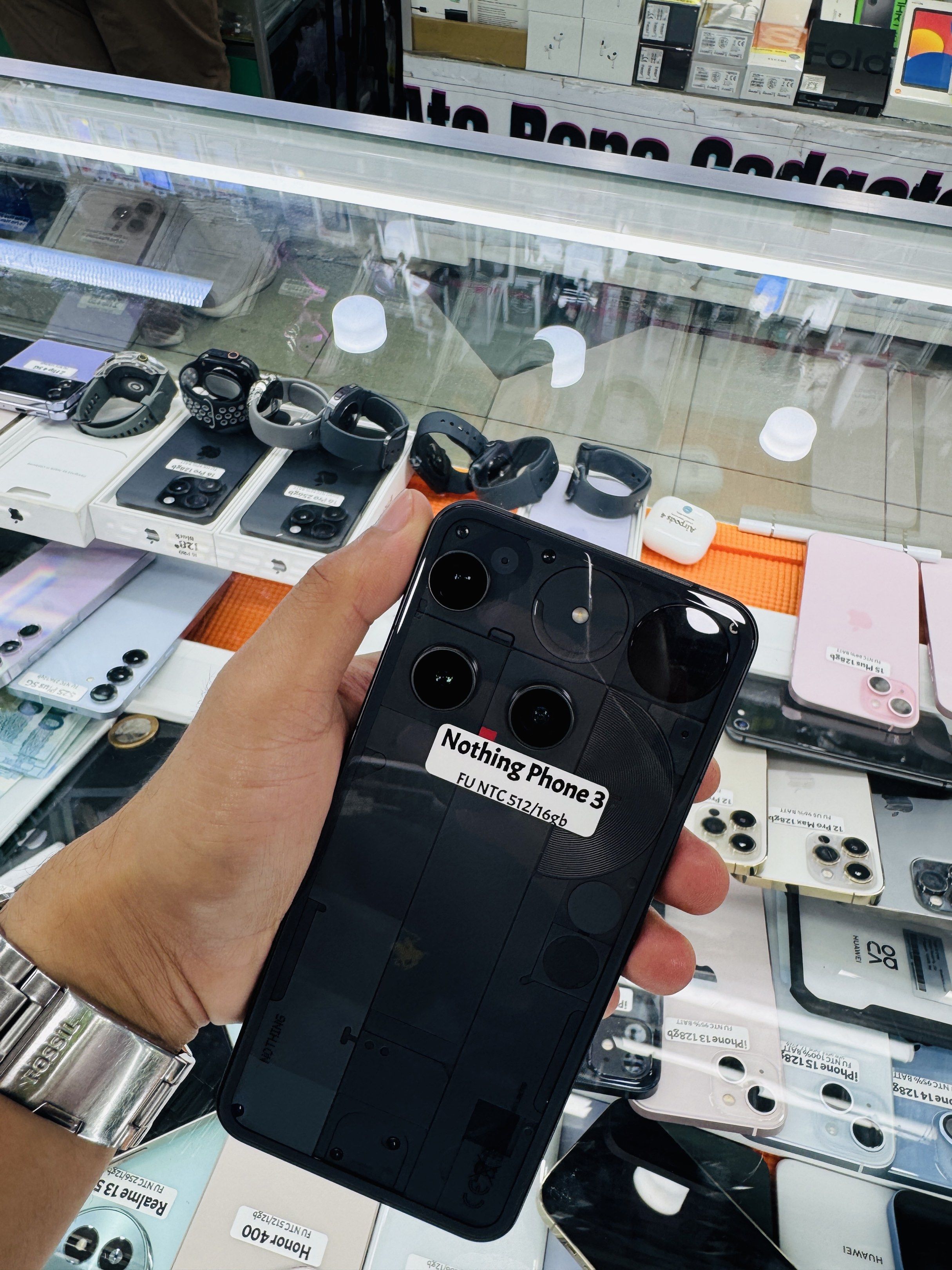 Nothing Phone 3 16/512GB Openline NTC Approved (Category: Android Others) located in San Juan City. Submitted by Khalidmgdla08 (Listing ID 1417984375, Image 3). Description: FOR SALE | TRADE/SWAP Price: 39,500 On hand: Nothing Phone 3✔️ 17/512GB ✔️ OPENLINE ✔️ NTC APPROVED ✔️ 100% Original ✔️ 99% Makinis ✔️ 99% Smooth ✔️ NOT REFURB ✔️ NO HIDDEN ISSUES ✔️ NEVER BEEN REPAIRED ✔️ TEST TO SAWA✔️ FREE 3-UTOOLS ✔️ ANY MODEL OF IPHONE AND SAMSUNG ARE AV