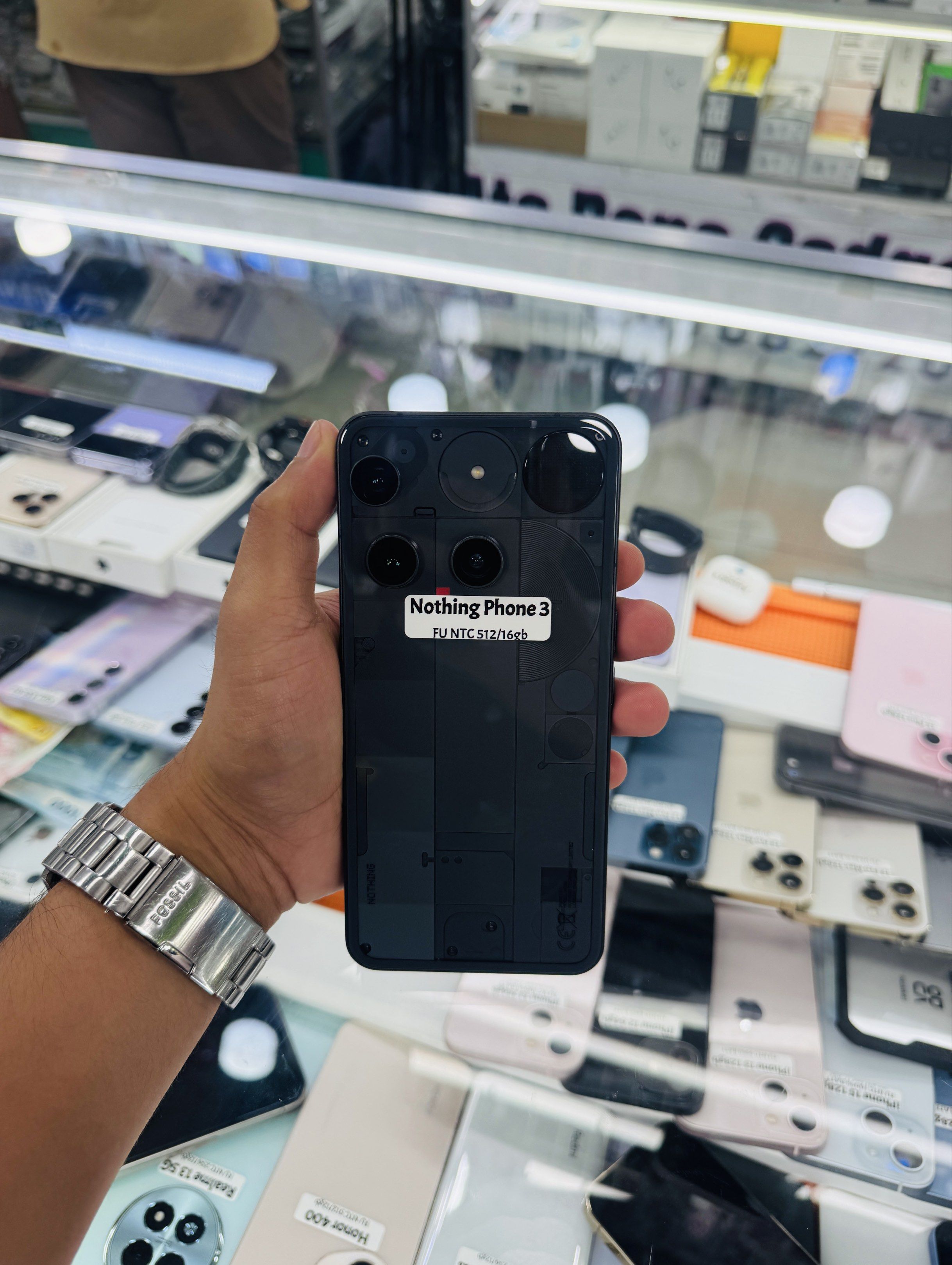 Nothing Phone 3 16/512GB Openline NTC Approved (Category: Android Others) located in San Juan City. Submitted by Khalidmgdla08 (Listing ID 1417984375, Image 2). Description: FOR SALE | TRADE/SWAP Price: 39,500 On hand: Nothing Phone 3✔️ 17/512GB ✔️ OPENLINE ✔️ NTC APPROVED ✔️ 100% Original ✔️ 99% Makinis ✔️ 99% Smooth ✔️ NOT REFURB ✔️ NO HIDDEN ISSUES ✔️ NEVER BEEN REPAIRED ✔️ TEST TO SAWA✔️ FREE 3-UTOOLS ✔️ ANY MODEL OF IPHONE AND SAMSUNG ARE AV