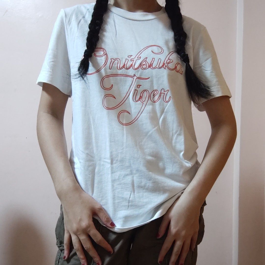 Onitsuka Tiger Logo Graphic Tee (Category: Shirts) located in Quezon City. Submitted by settantamaria (Listing ID 1417909545, Image 2). Description: Onitsuka Tiger Graphic Tee Negotiable if customer will purchase another item from my listings Payment options: 🌀 gcash for delivery.