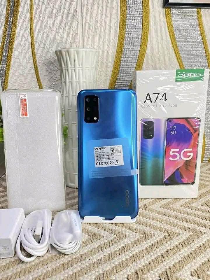 Oppo A74 5g 8/256gb (Category: OPPO) located in Caloocan City. Submitted by cheskhaionlinestore2.0 (Listing ID 1417914186, Image 2). Description: 0𝗣𝗣0 𝗔𝟳𝟰 𝟱𝗚 𝟴/𝟮𝟱𝟲𝗚𝗕 SALE 🅿️4400 ONLY 🥰 5G NA😱 SEALED REFURBISH WITH 7DAY REPLACEMENT 1 MONTH SERVICE WARRANTY Specs: colors Fluid Black, Space Silver 6.5-inch FHD+ (2400 x 1080) IPS LCD 90Hz refresh rate, 180Hz touch sampling rate Qualcomm Snapdragon 480 5G Adreno 619 GPU 8GB LPDDR4X RAM