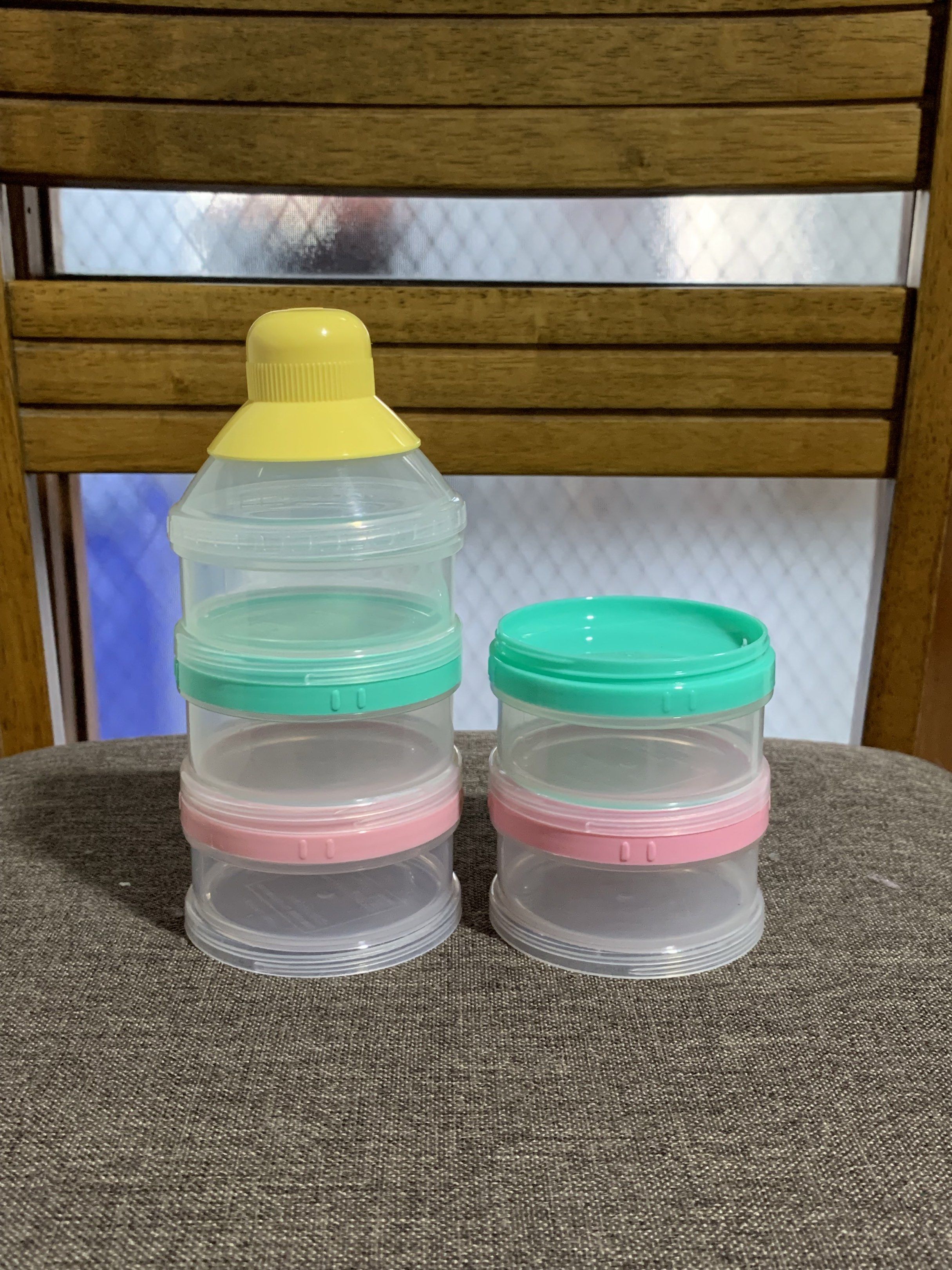 PIGEON Milk Powder Container (5layers na!) (Category: Breastfeeding & Bottle Feeding) located in Cavite. Submitted by mommyd.clutter (Listing ID 1418006563, Image 2). Description: ➡️5layer na ito, 3layer lang ang original set ➡️3layer like new, 2layer lightly used ang condition ‼️ Please manage your expectations as these items are pre-loved/used..