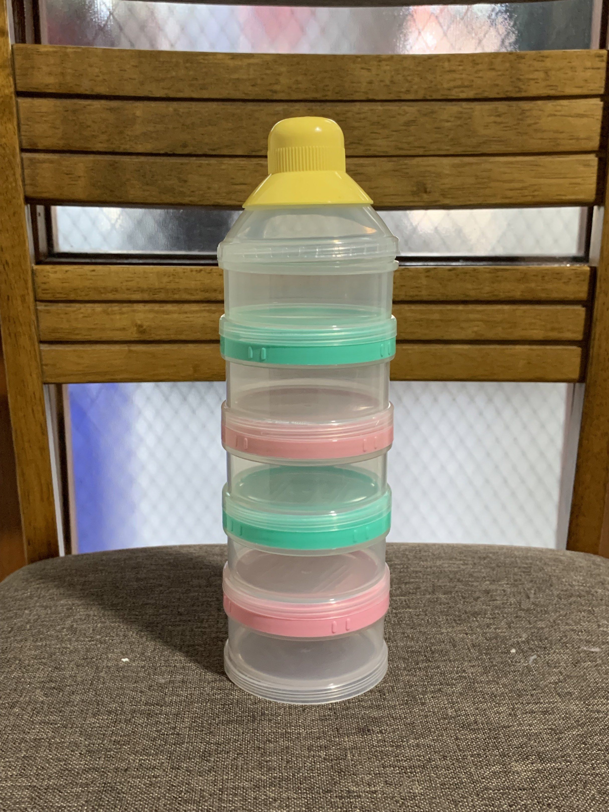 PIGEON Milk Powder Container (5layers na!) (Category: Breastfeeding & Bottle Feeding) located in Cavite. Submitted by mommyd.clutter (Listing ID 1418006563, Image 1). Description: ➡️5layer na ito, 3layer lang ang original set ➡️3layer like new, 2layer lightly used ang condition ‼️ Please manage your expectations as these items are pre-loved/used..